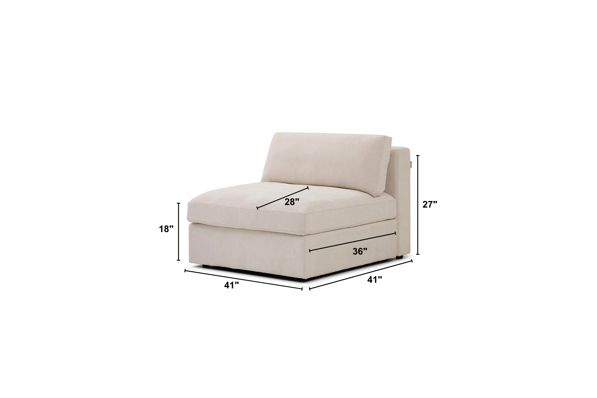 Bella Armchair Dimensions