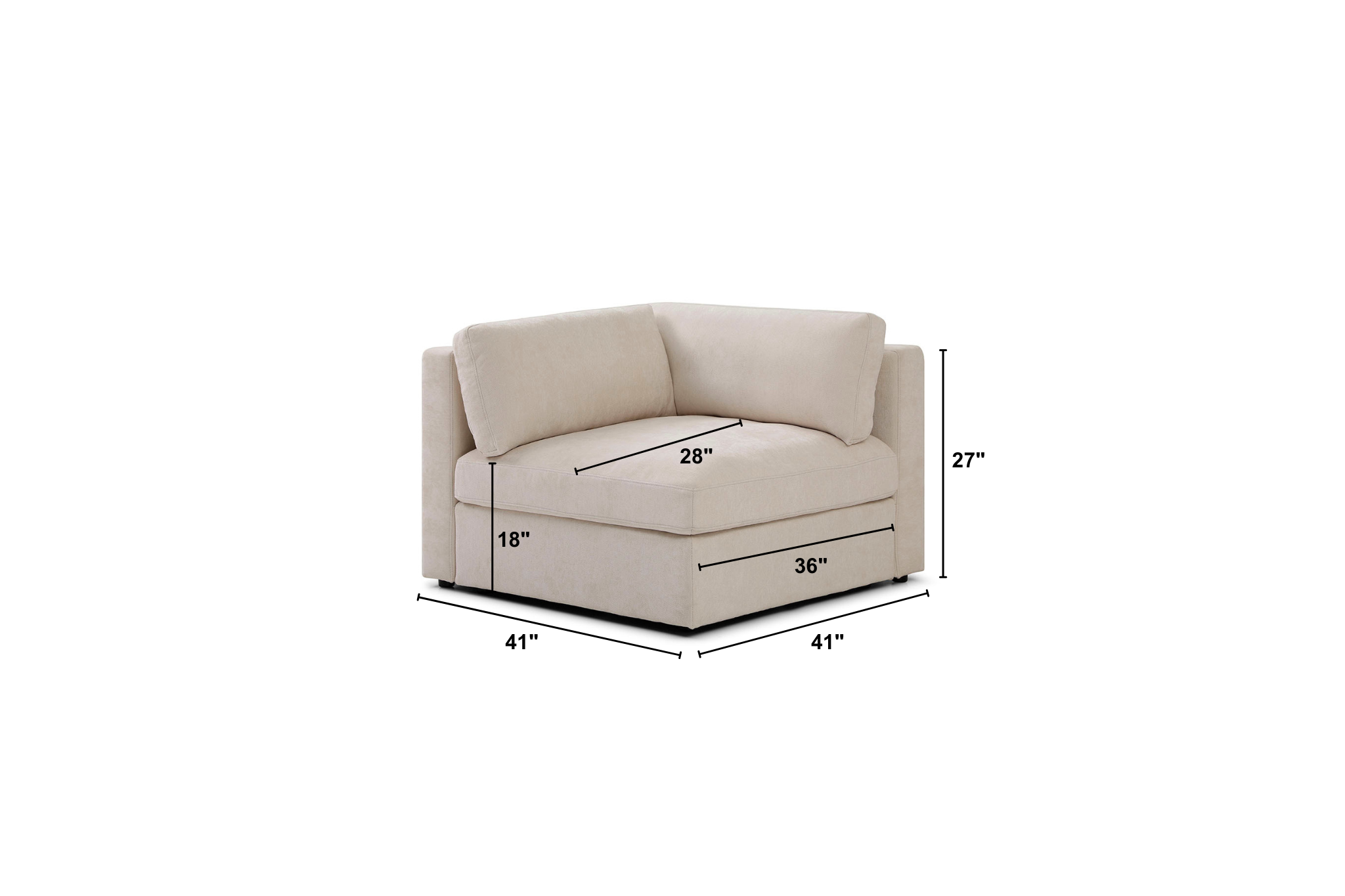 Bella Corner Dimensions