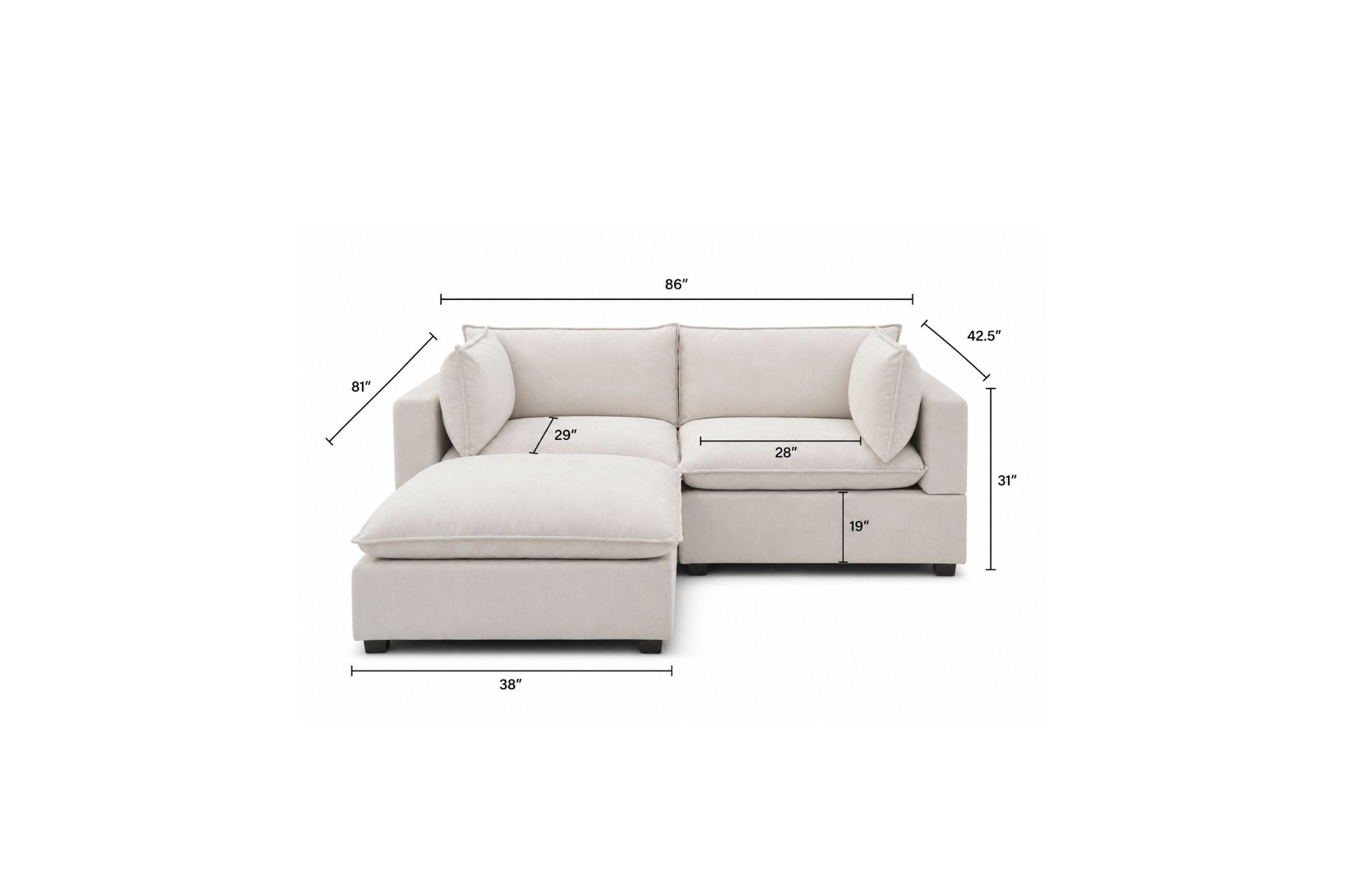 Luna Sofa 86