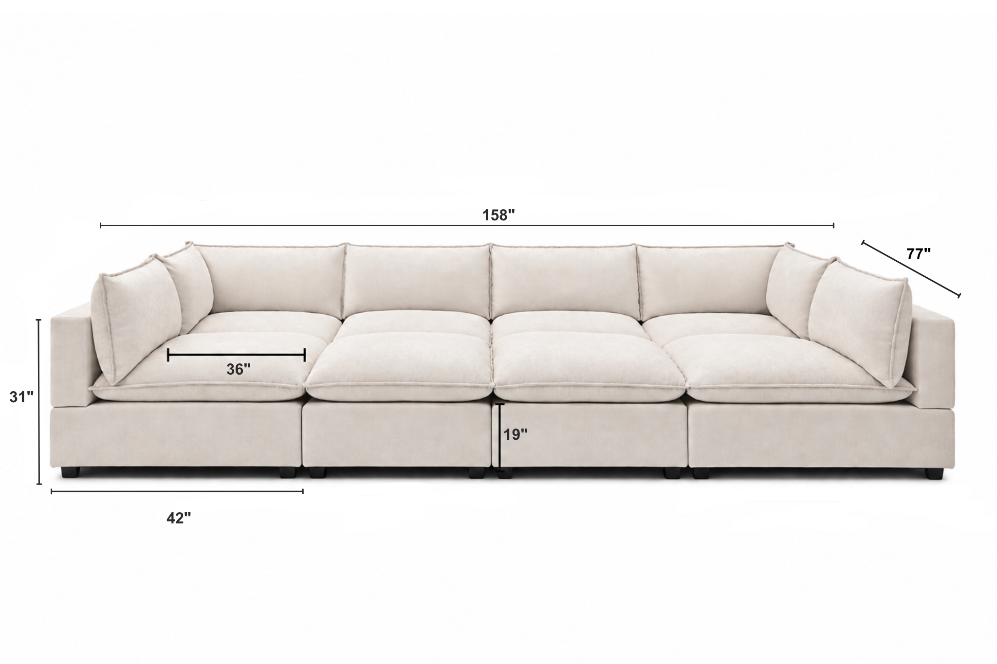 Luna Grand Pit 2 Storage Dimensions
