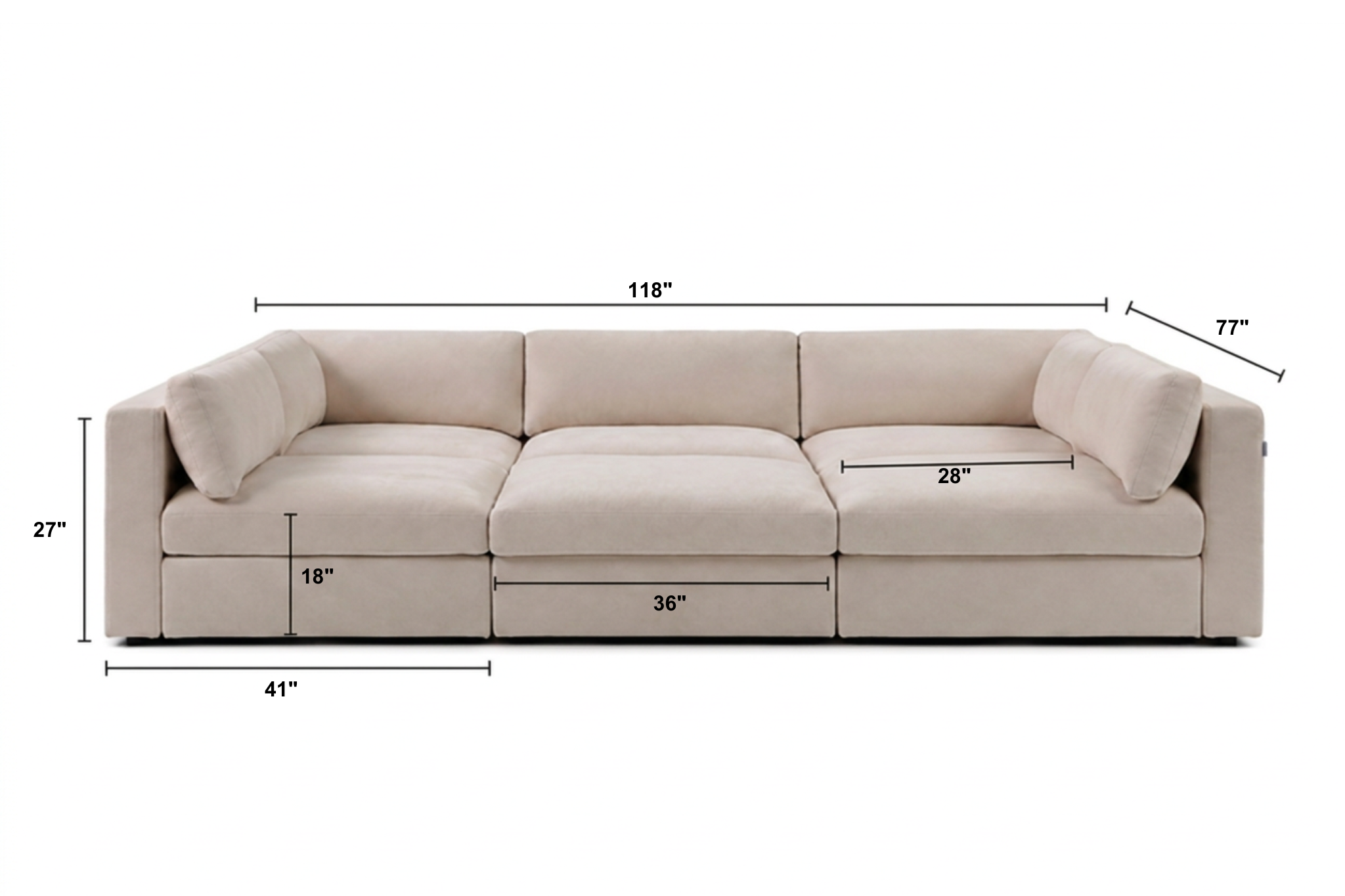 Bella Pit Dimensions