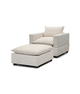 Luna Armchair + Ottoman Bundle