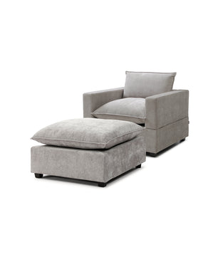 Luna Armchair + Ottoman Bundle