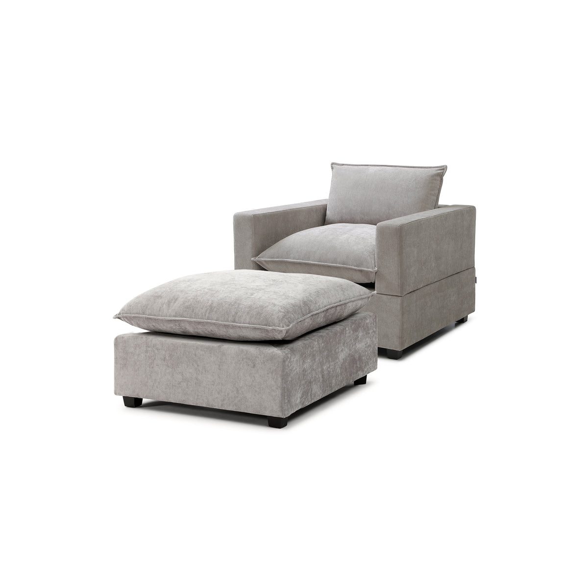 Luna Armchair + Ottoman Bundle