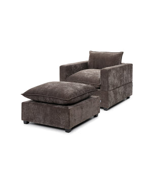 Luna Armchair + Ottoman Bundle