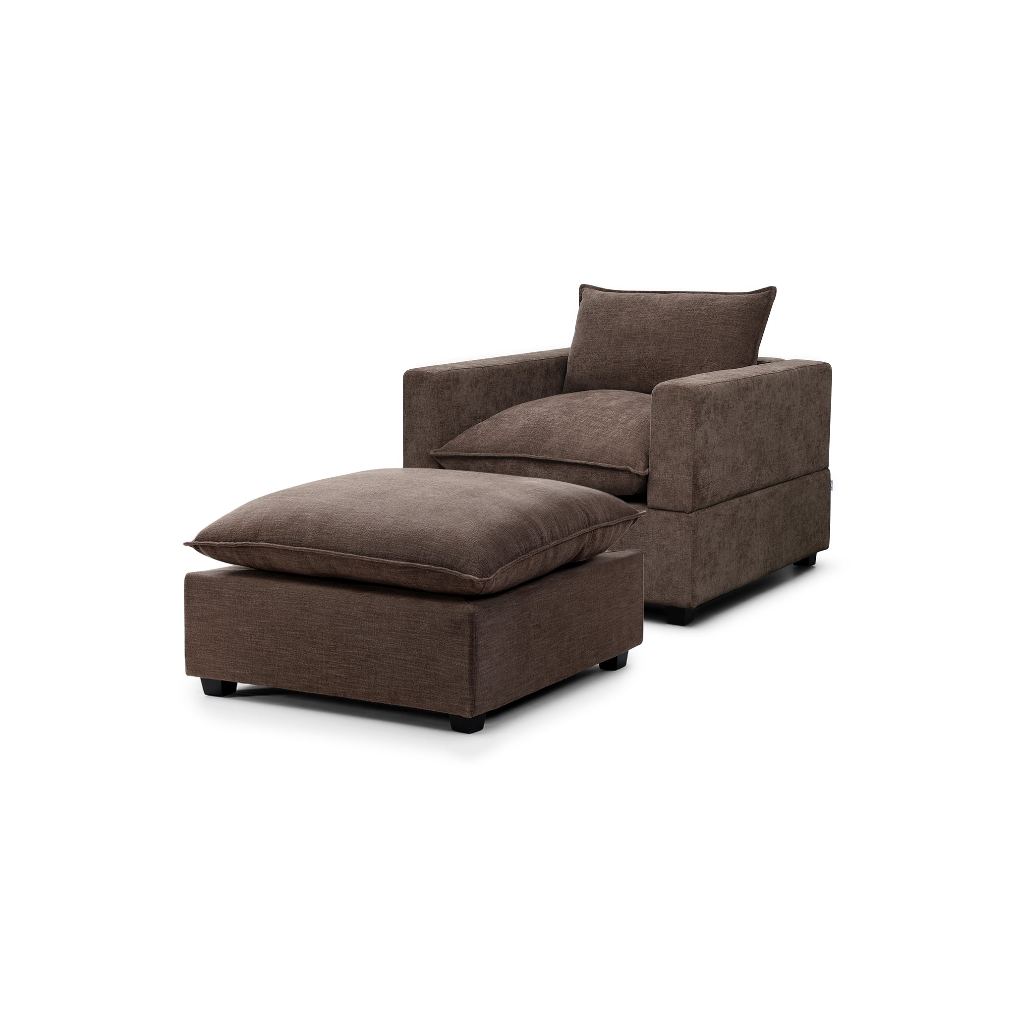 Luna Armchair + Ottoman Bundle