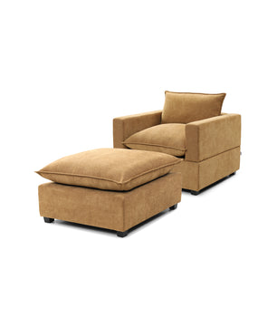 Luna Armchair + Ottoman Bundle