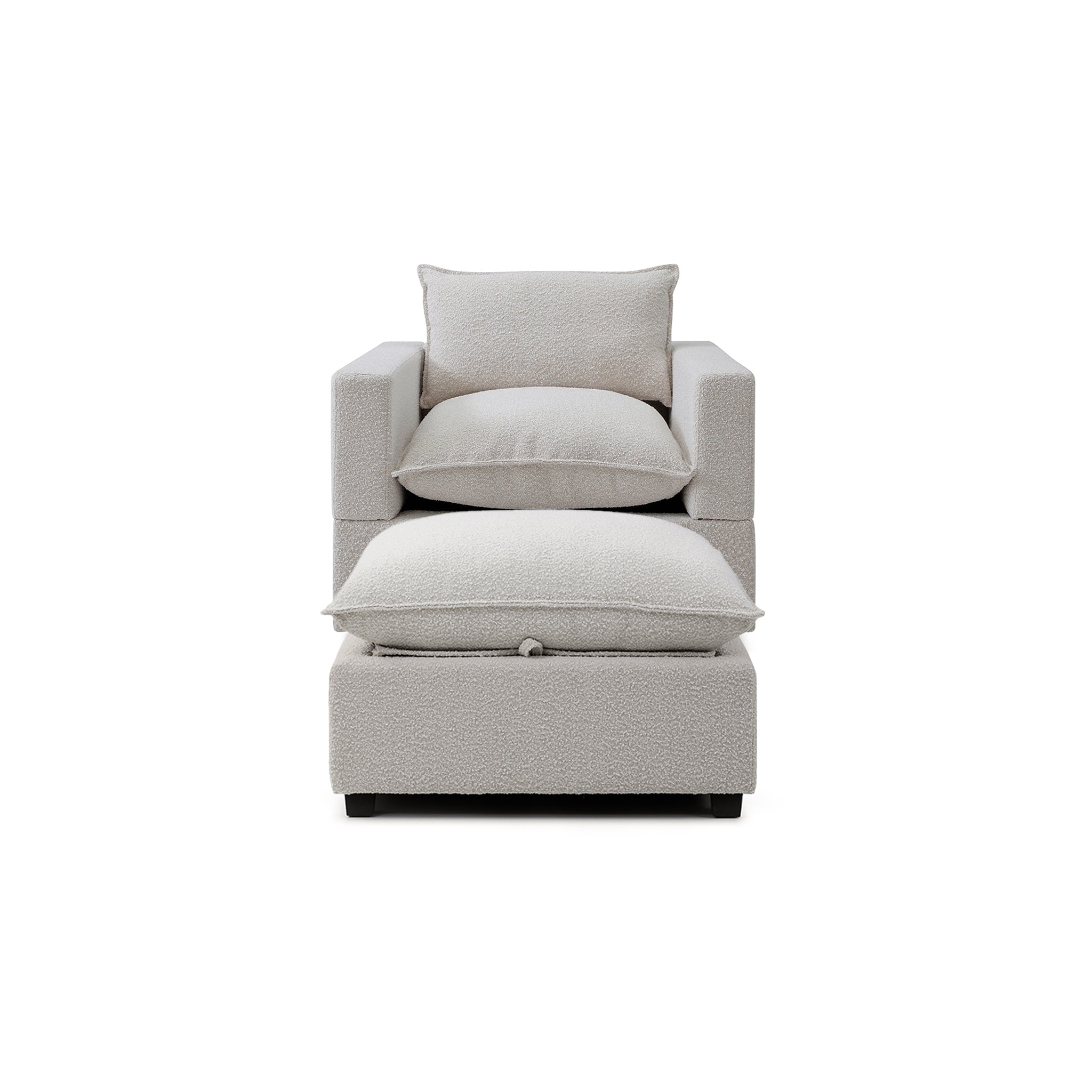 Luna Armchair + Ottoman Bundle
