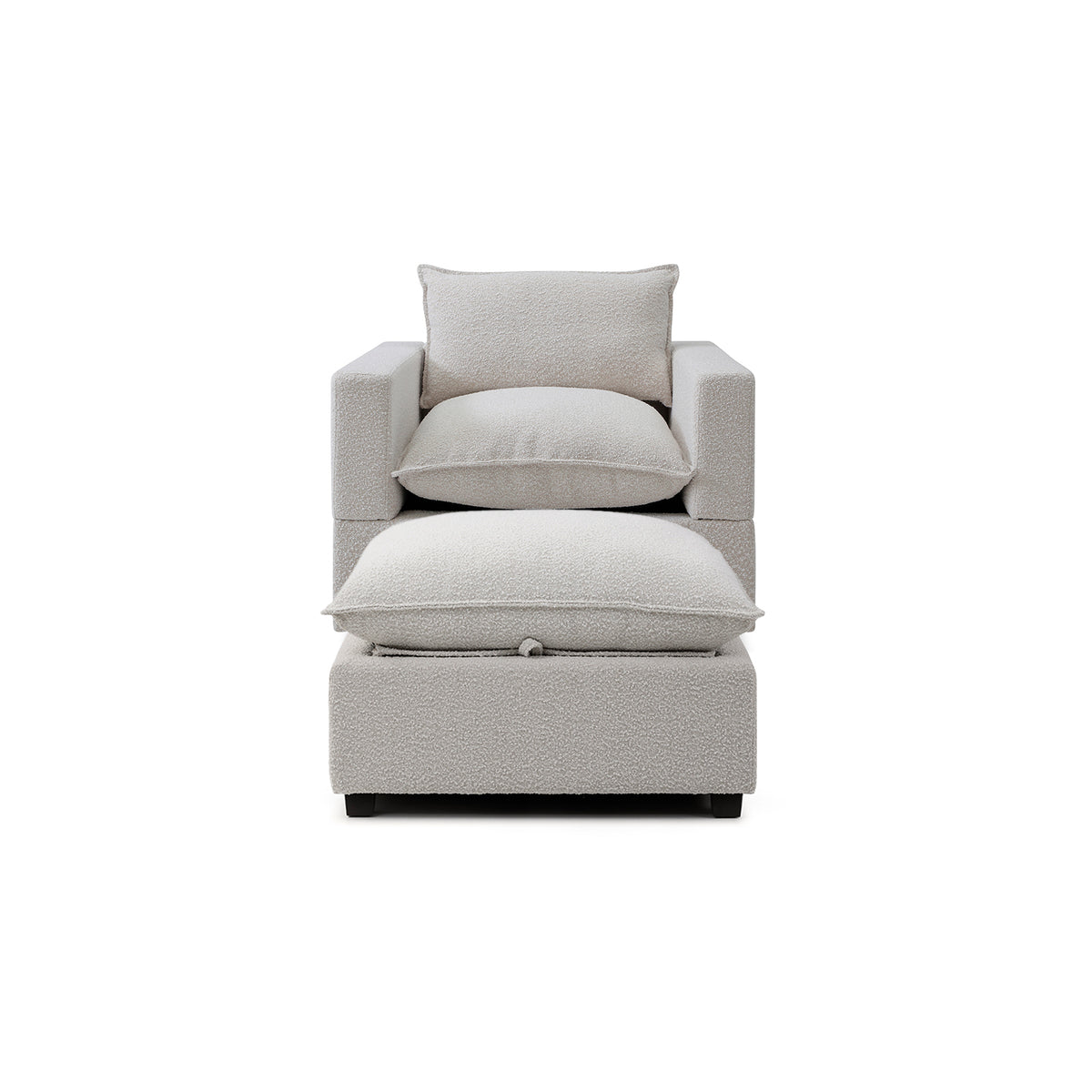Luna Armchair + Ottoman Bundle