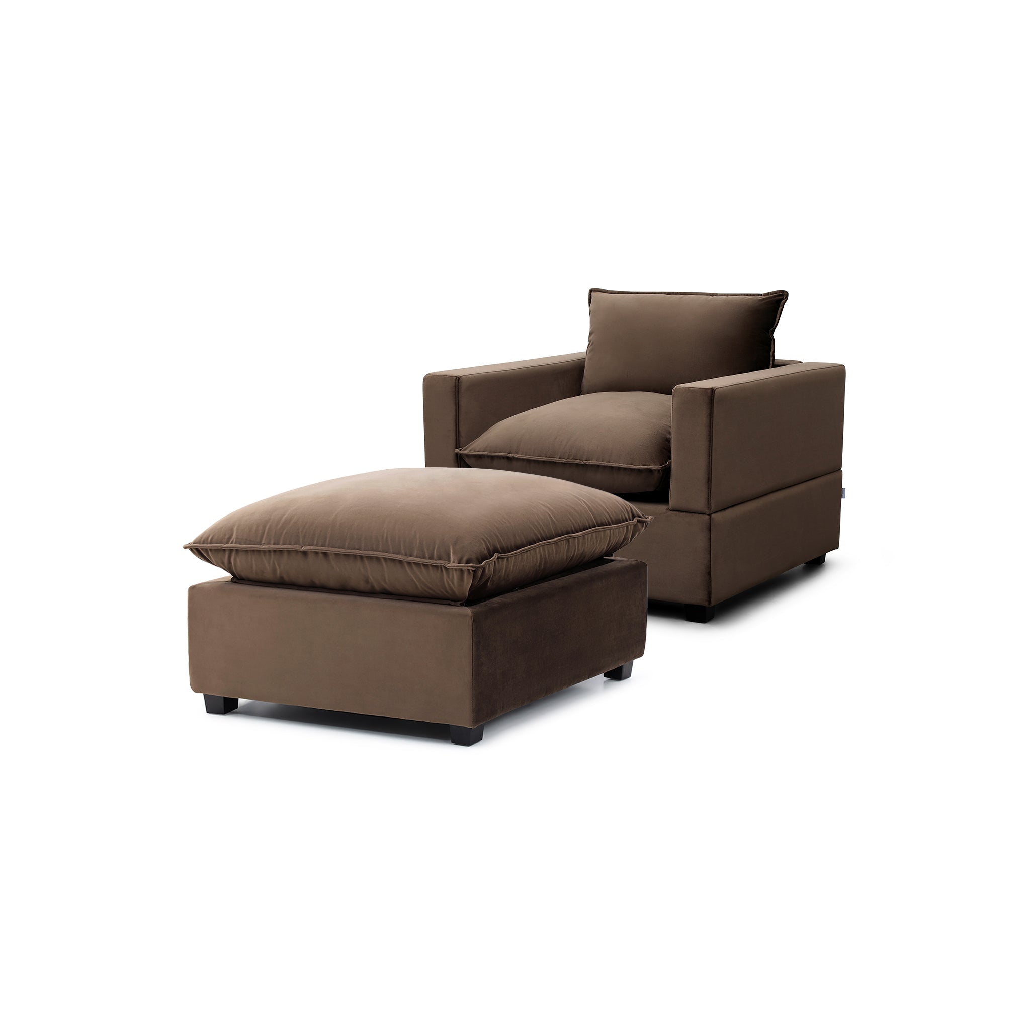 Luna Armchair + Ottoman Bundle