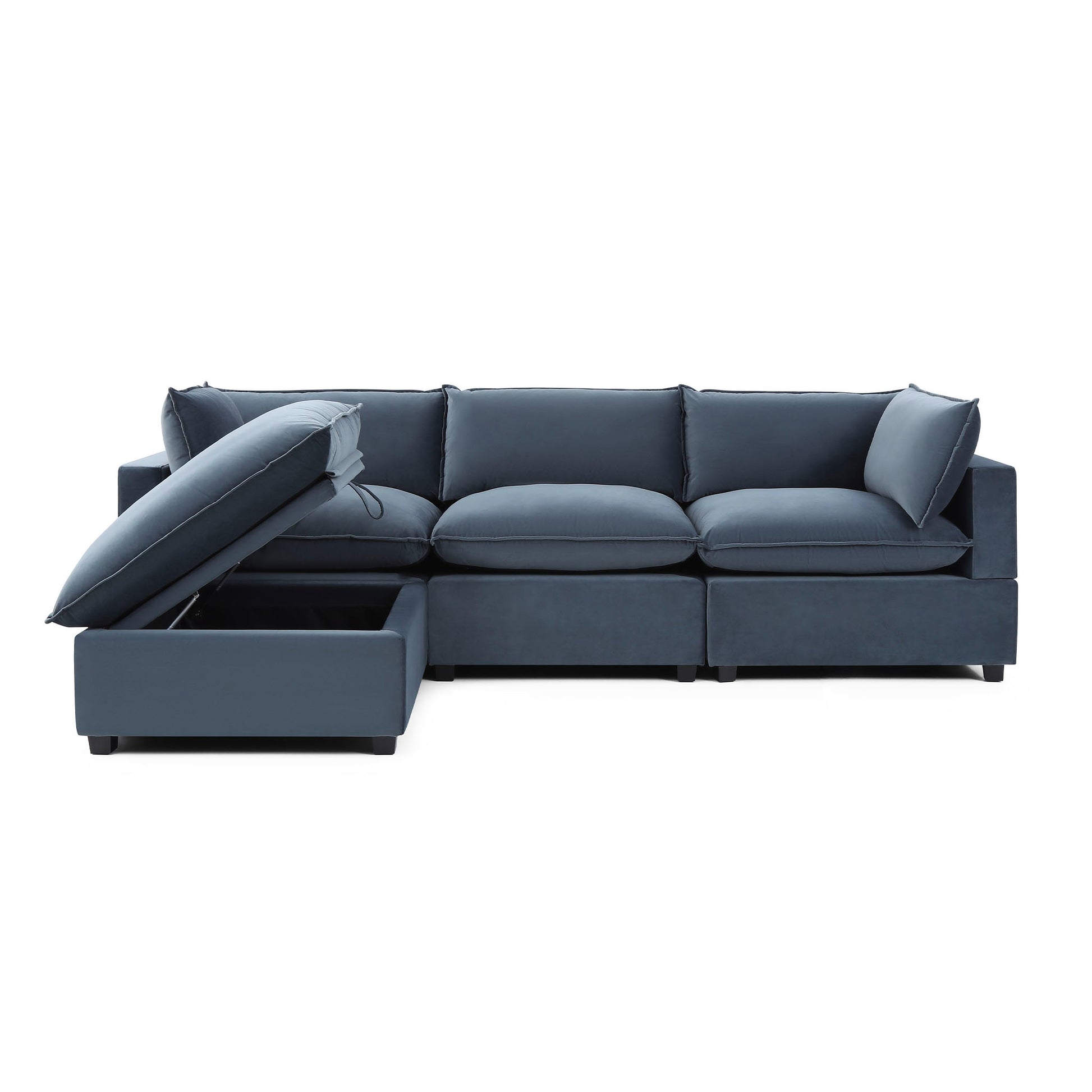 Luna Sofa 122" + Storage Ottoman