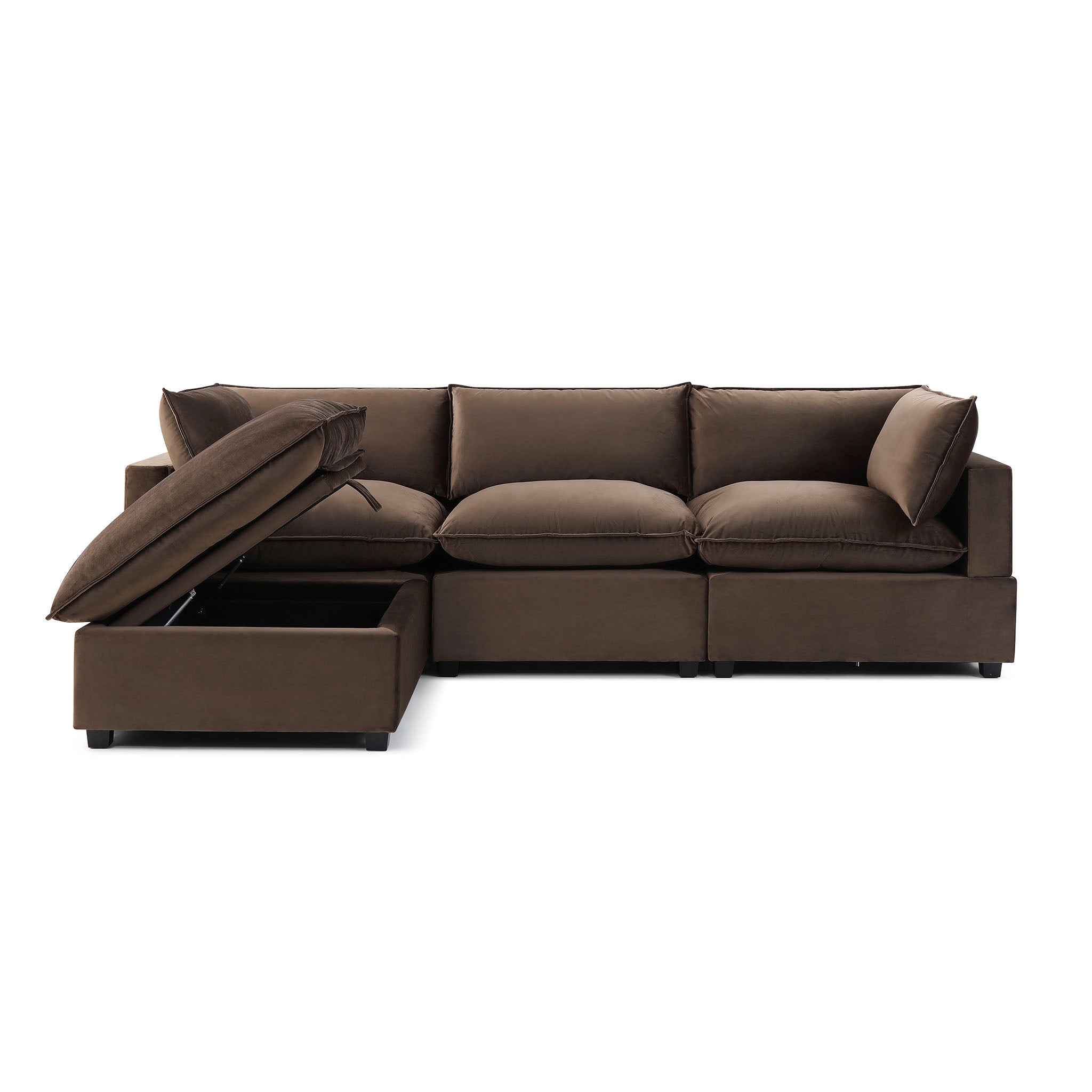 Luna Sofa 122" + Storage Ottoman