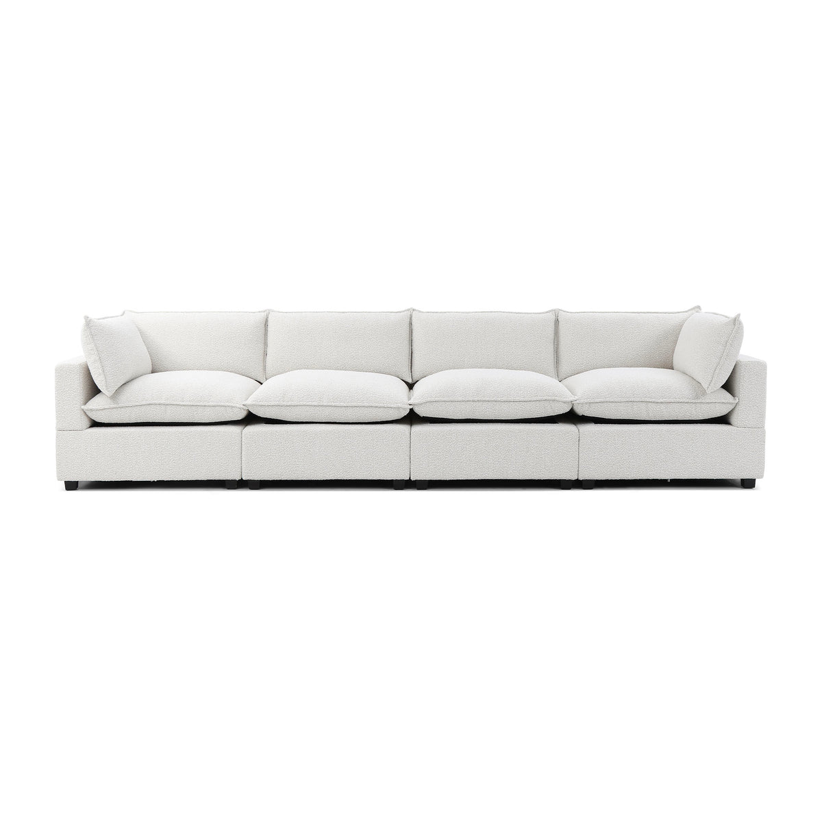 Luna 4 Seater – Cream Performance Boucle