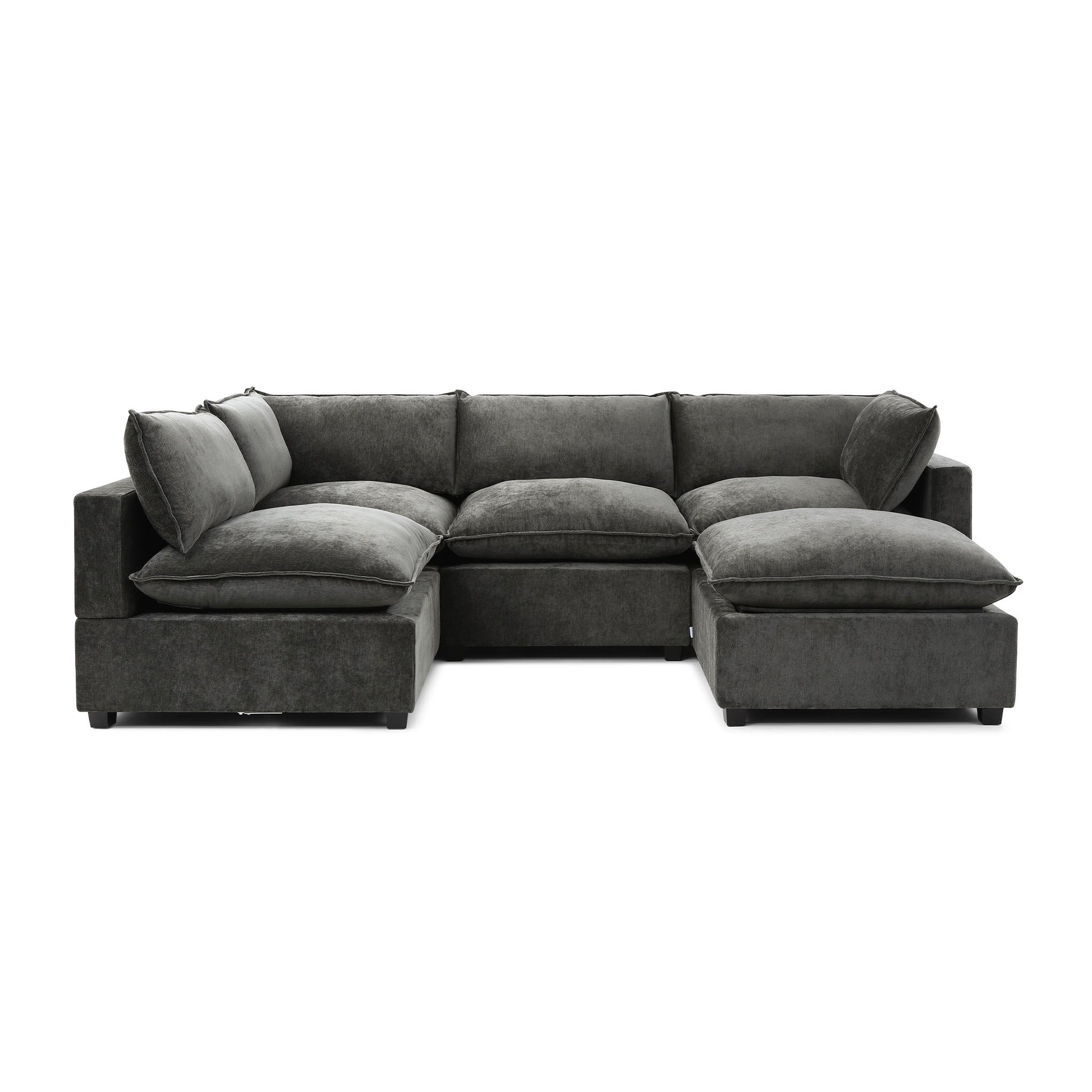 Luna L Shape + Ottoman