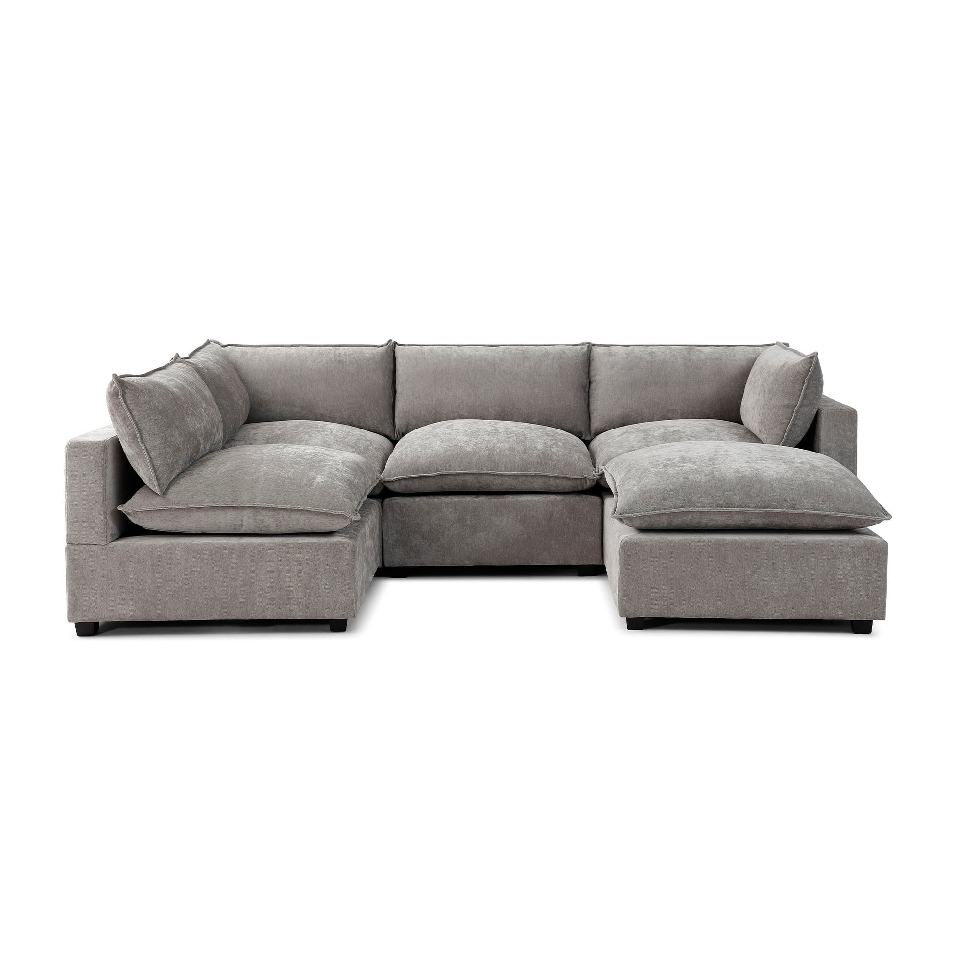 Luna L Shape + Ottoman
