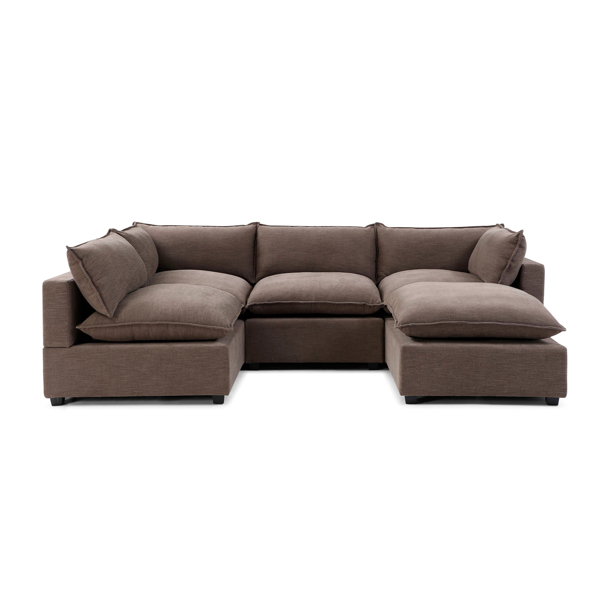 Luna L Shape + Ottoman