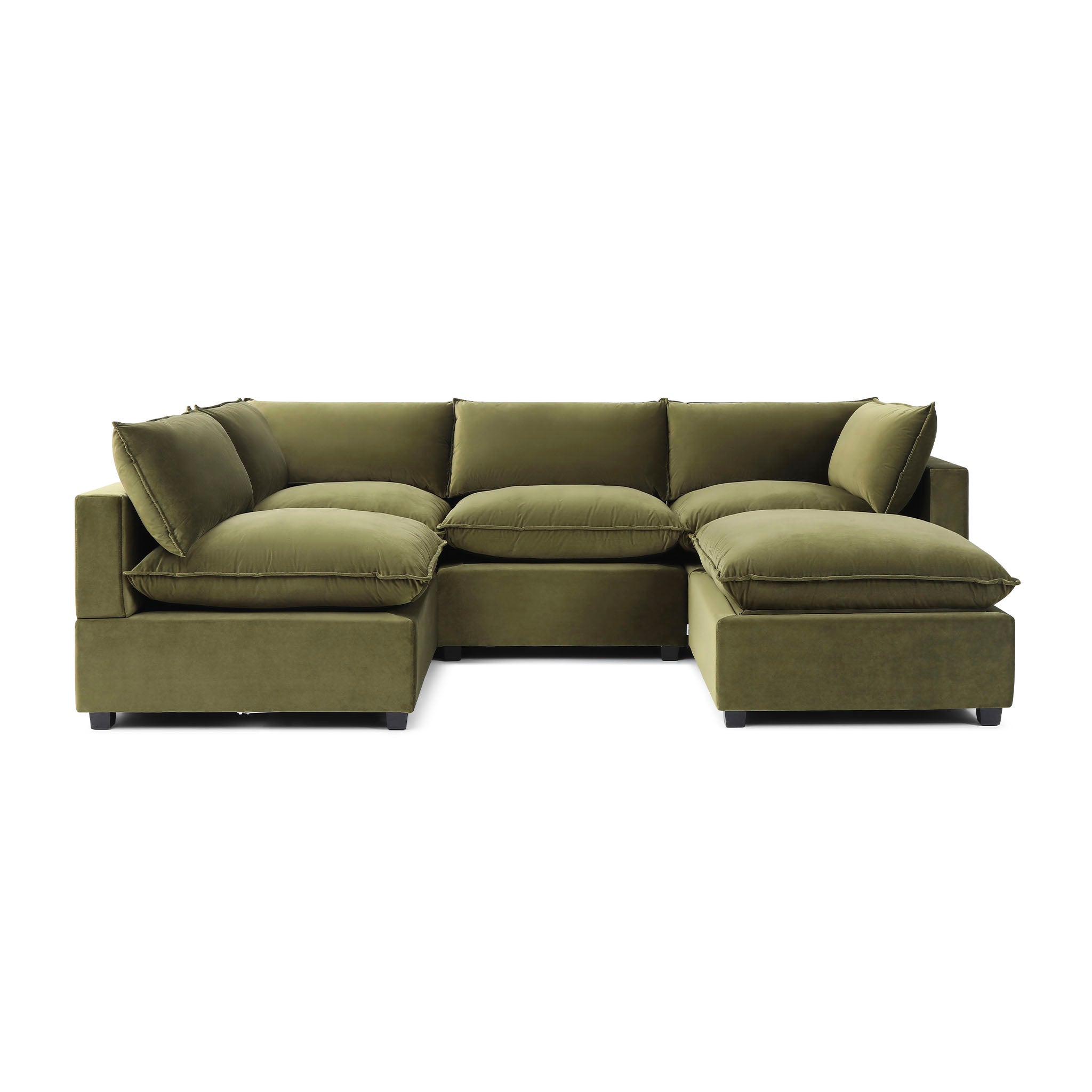 Luna L Shape + Ottoman