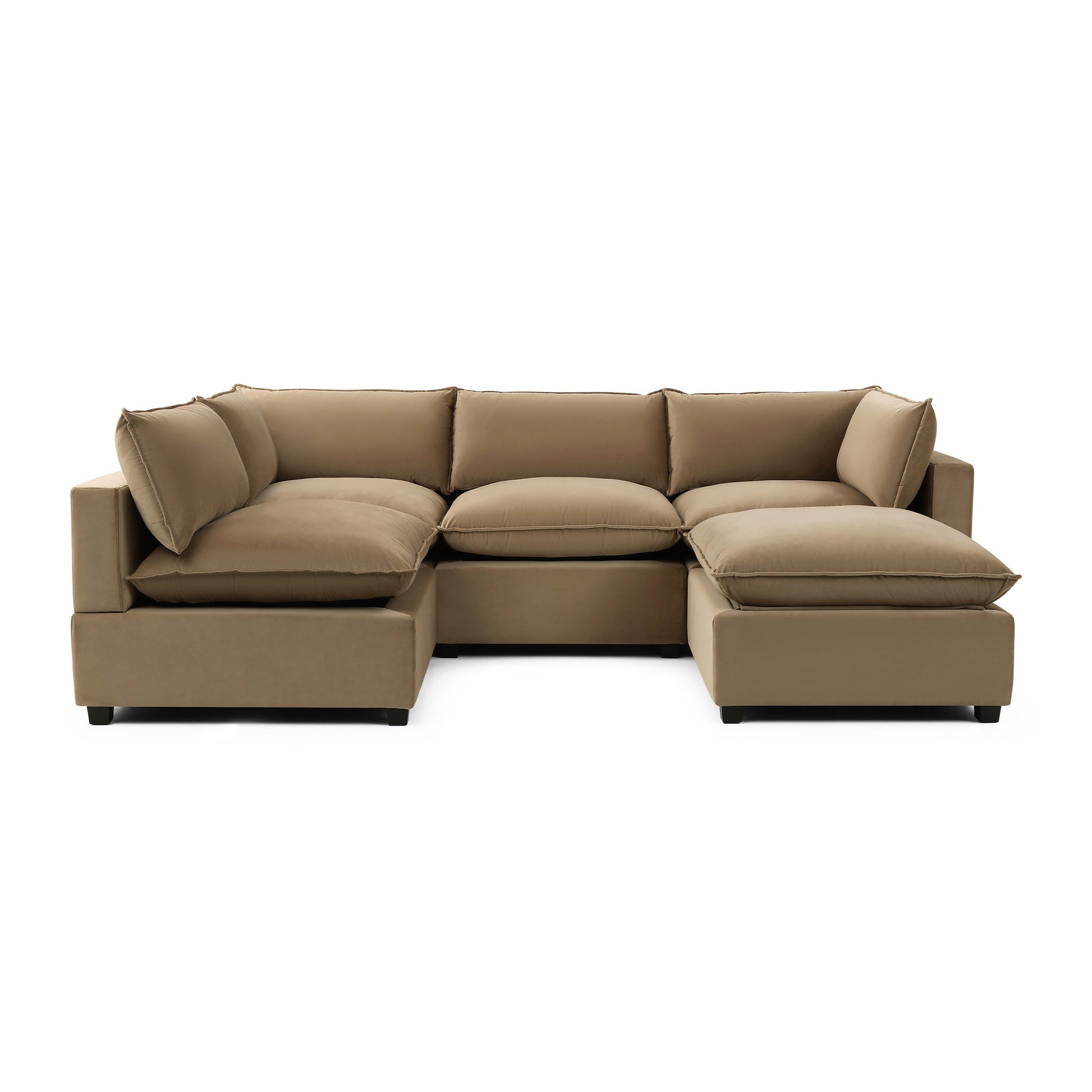 Luna L Shape + Ottoman