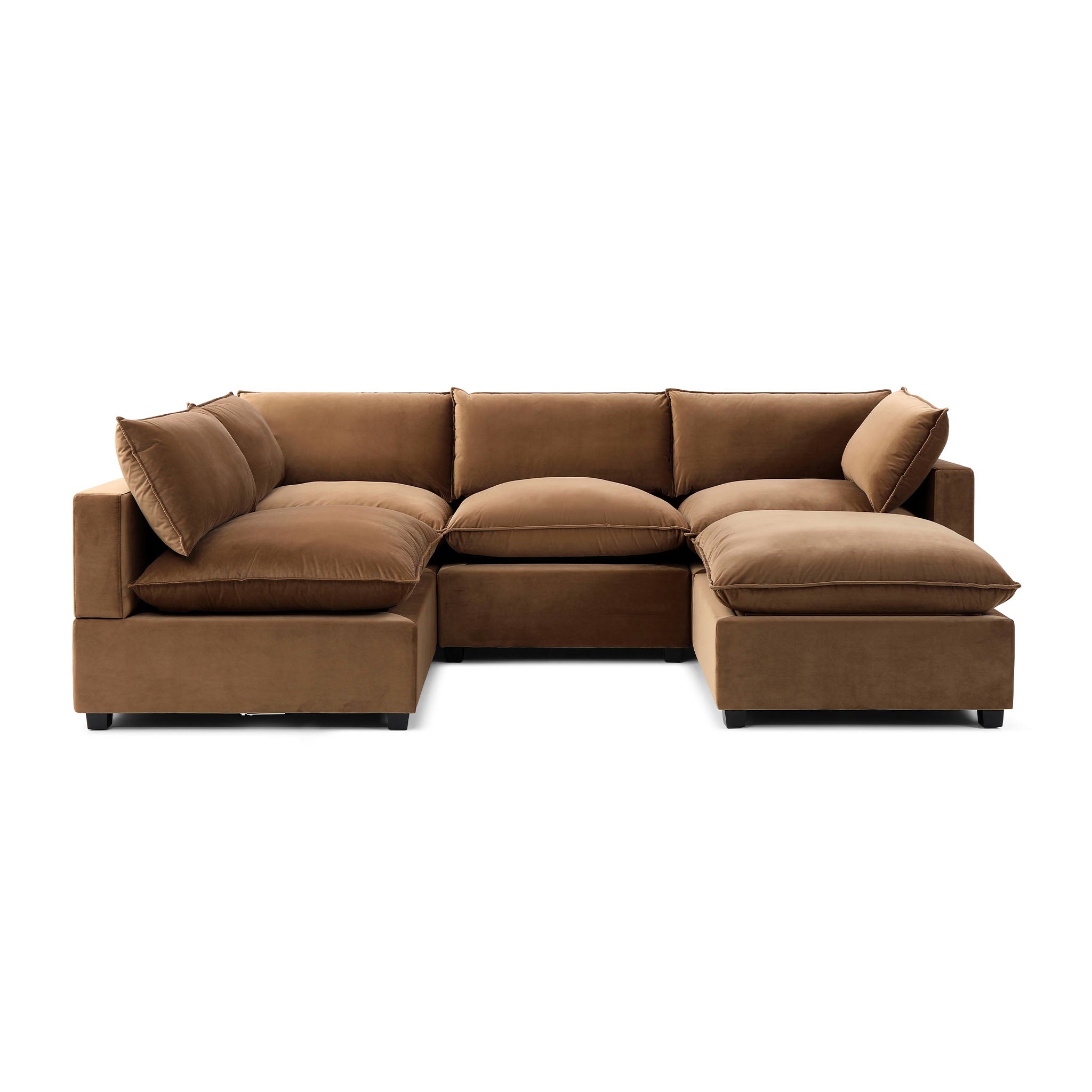 Luna L Shape + Ottoman
