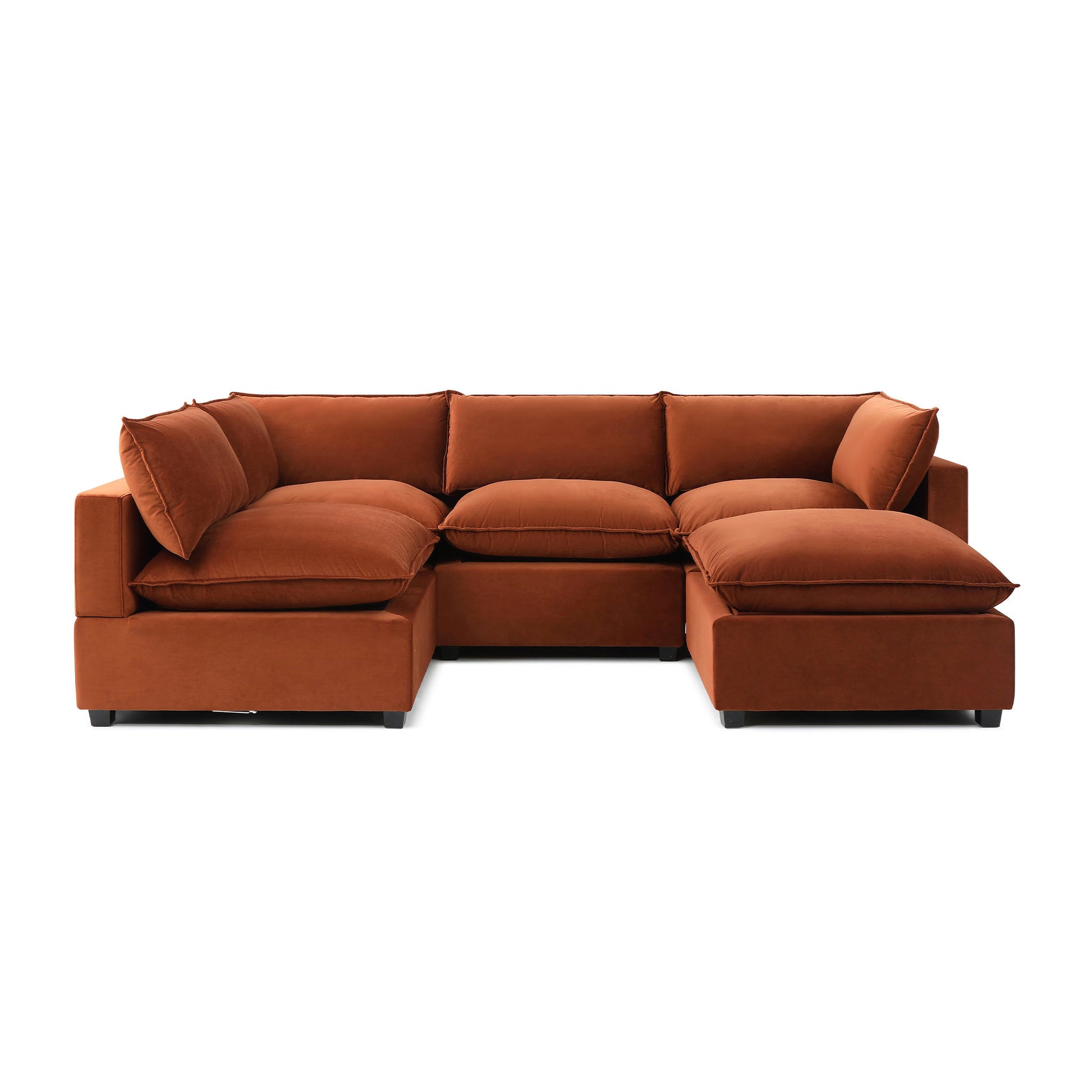 Luna L Shape + Ottoman