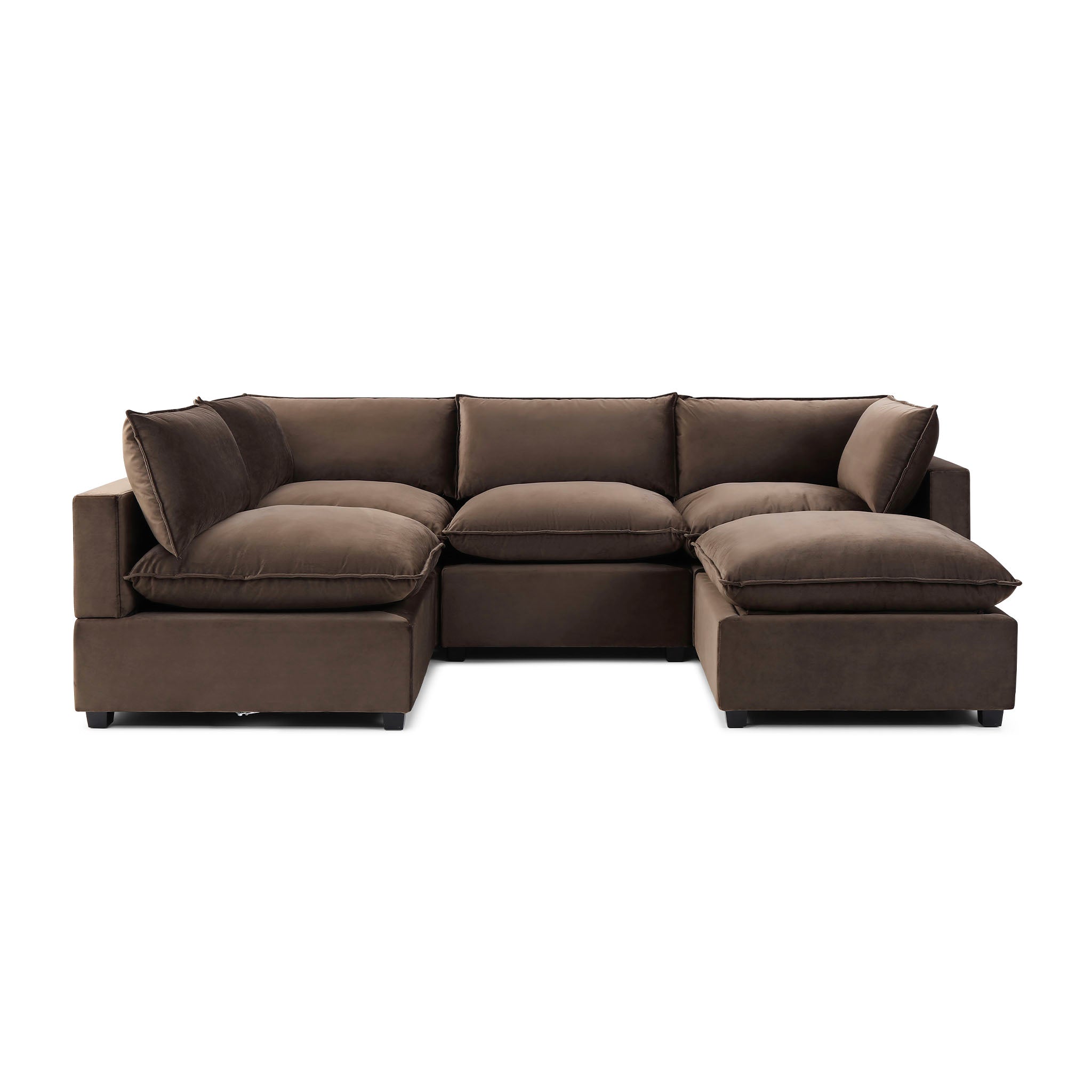 Luna L Shape + Ottoman