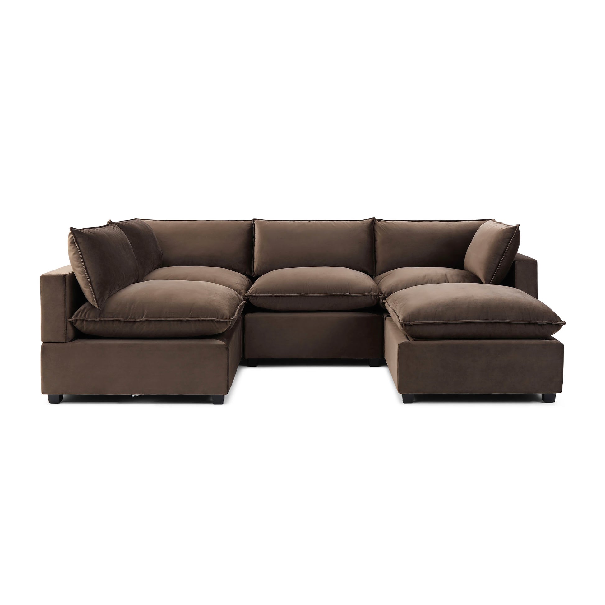 Luna L Shape + Ottoman