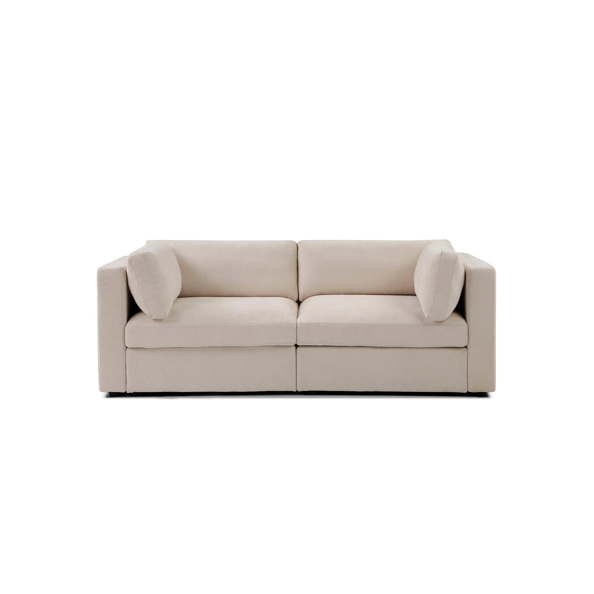 Bella 2 Seater – Cream Chenille