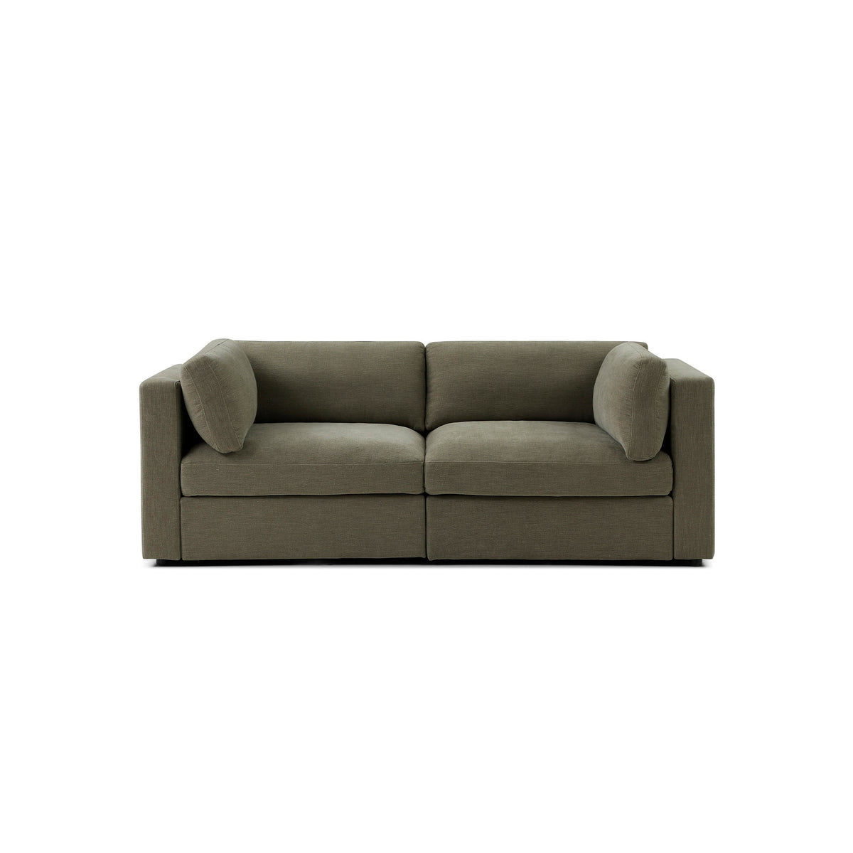 Bella 2 Seater – Dusty Green Performance Linen