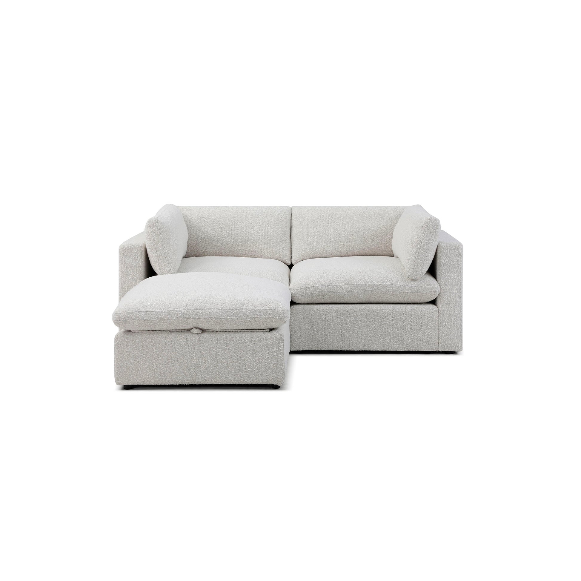 Bella Pillow 2 Seater + Storage Ottoman