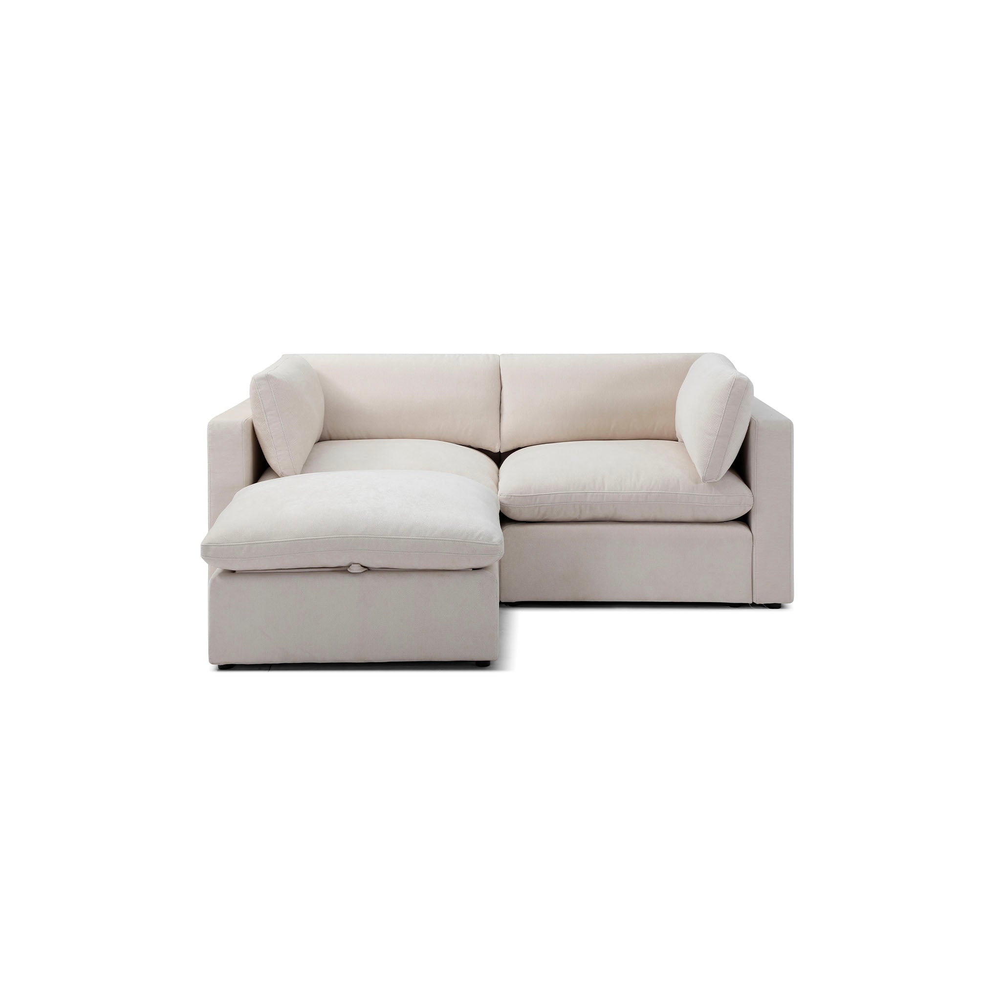 Bella Pillow 2 Seater + Storage Ottoman