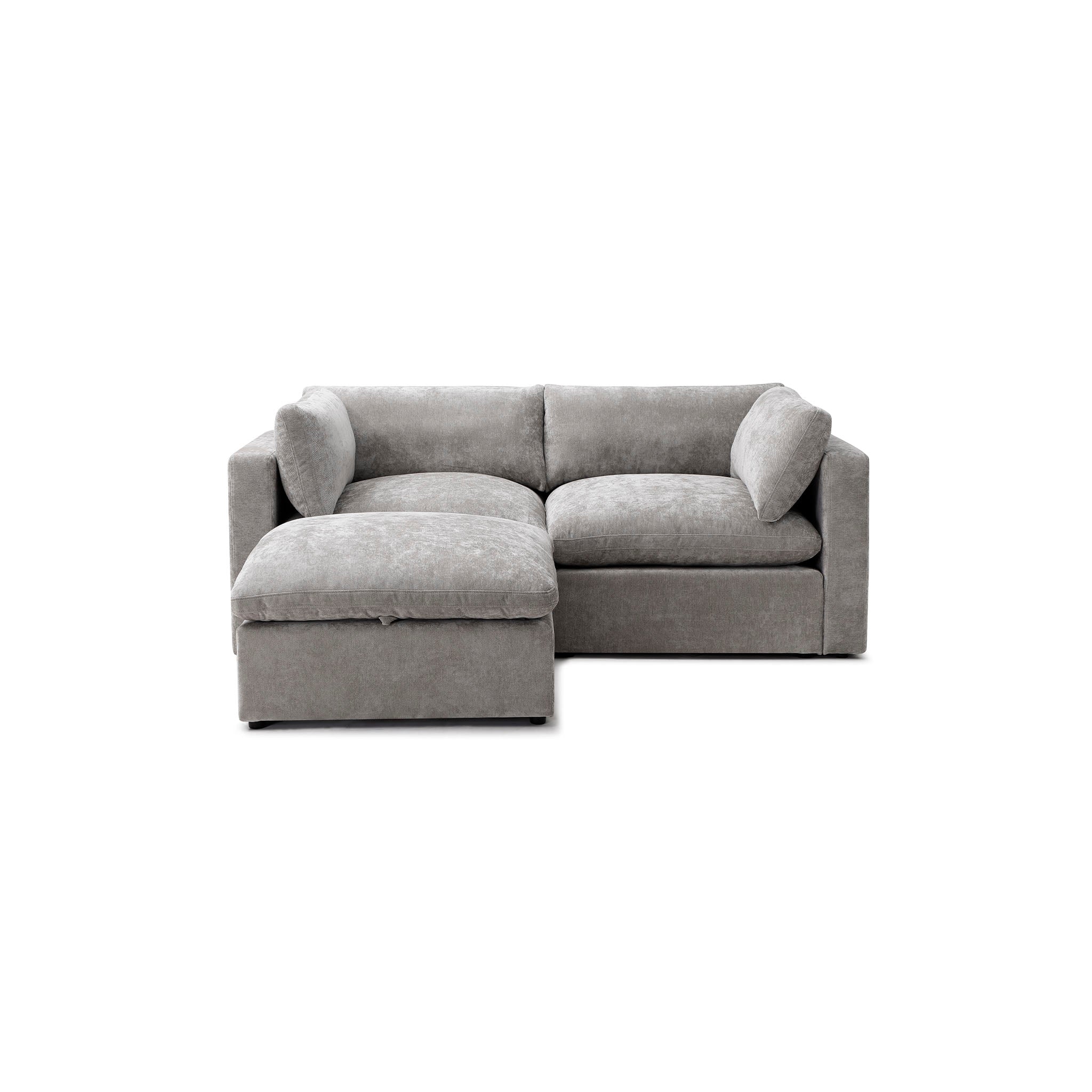 Bella Pillow 2 Seater + Storage Ottoman