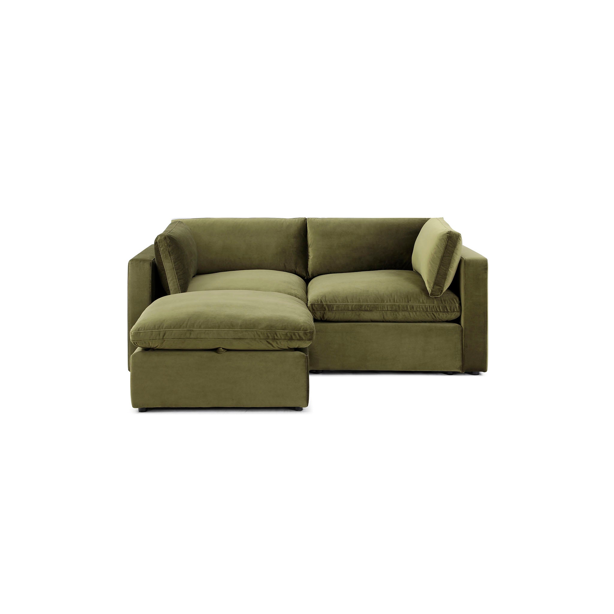 Bella Pillow 2 Seater + Storage Ottoman