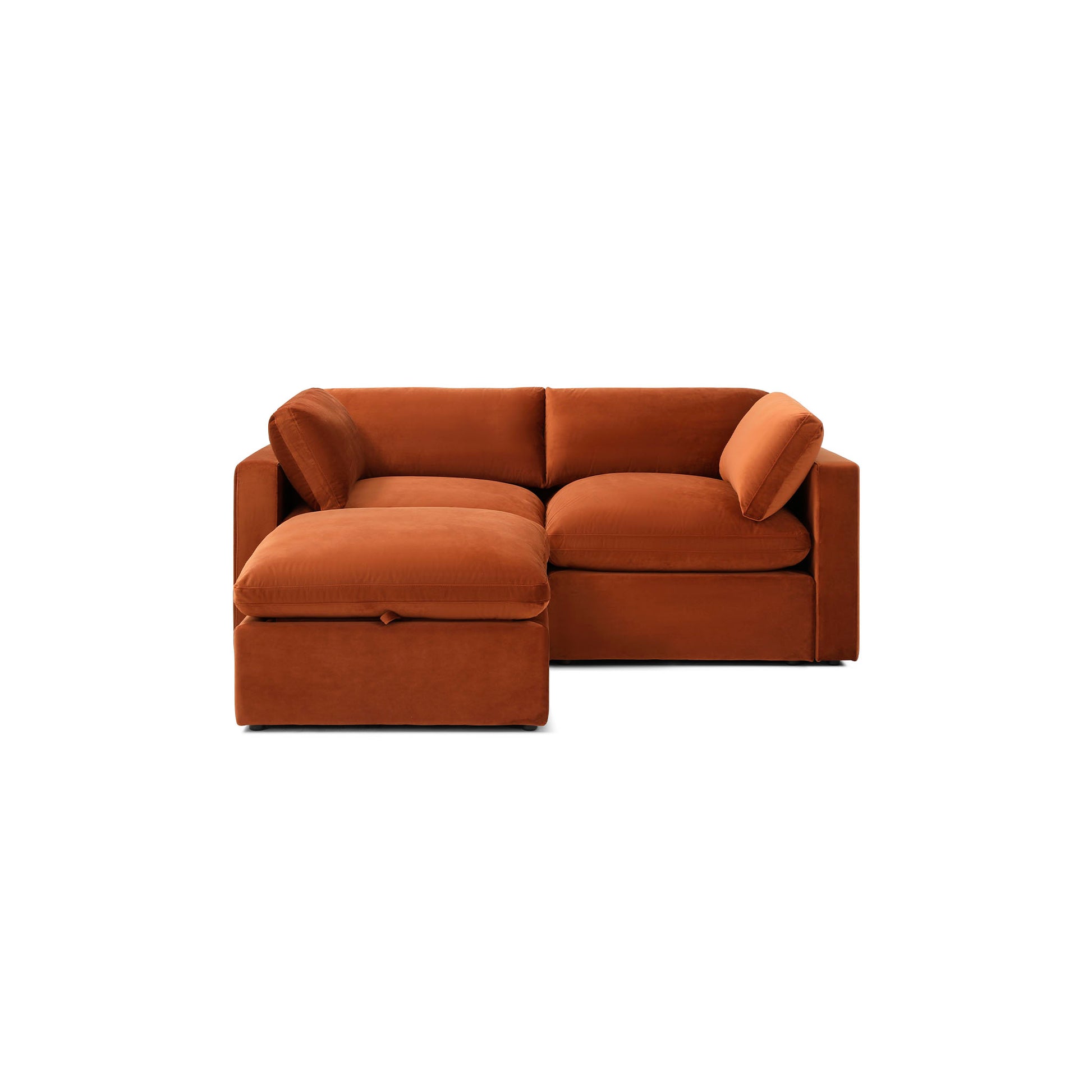 Bella Pillow 2 Seater + Storage Ottoman