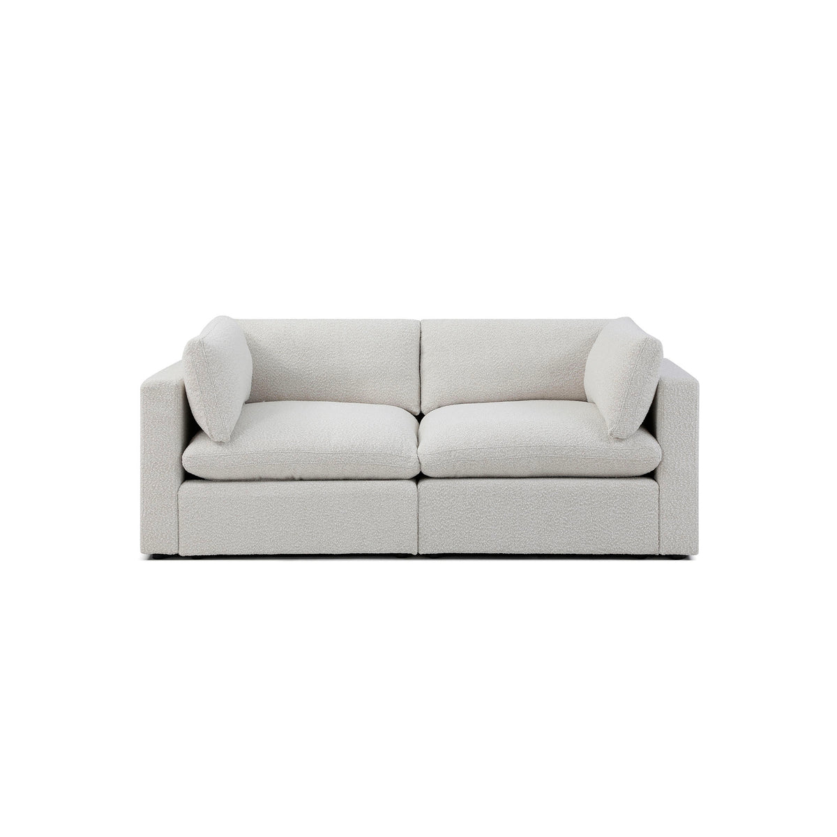 Bella Pillow 2 Seater – Cream Performance Boucle