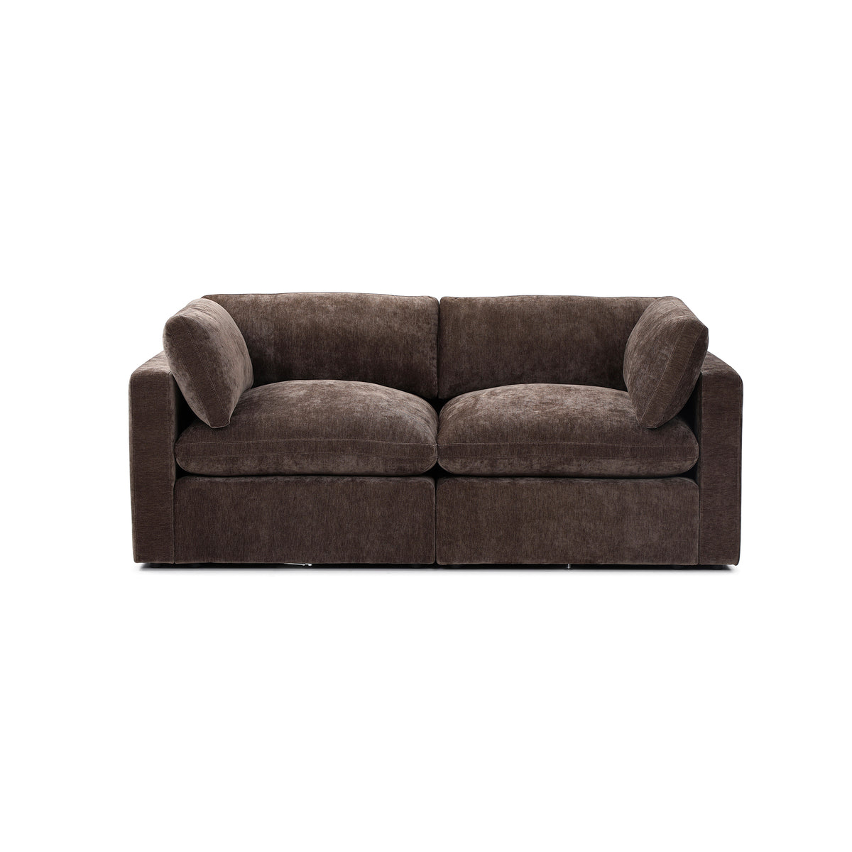 Bella Pillow 2 Seater – Mocha Chenille