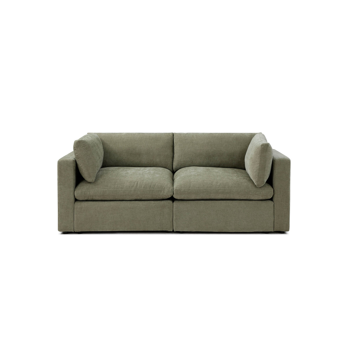 Bella Pillow 2 Seater – Dusty Green Performance Linen