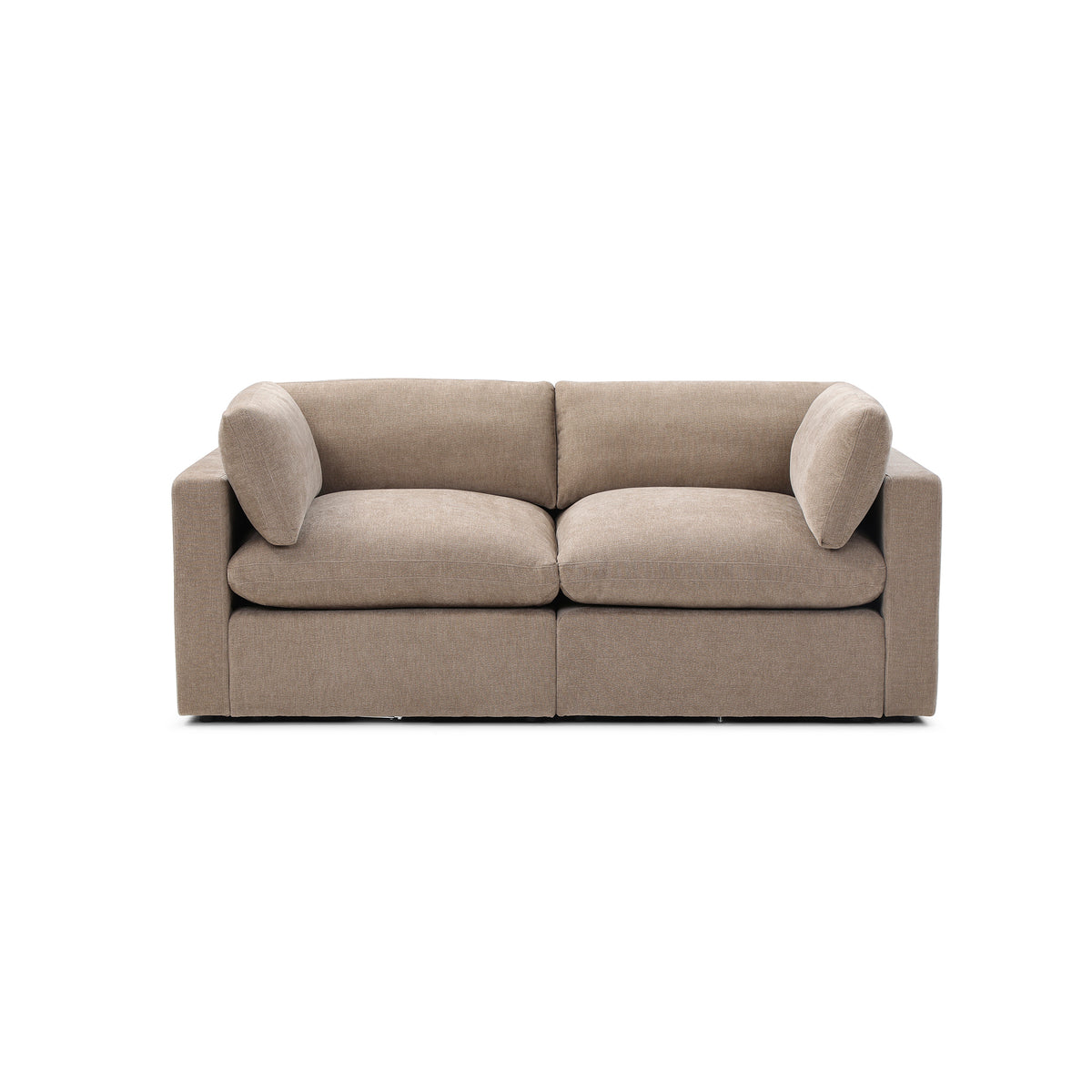 Bella Pillow 2 Seater – Taupe Performance Linen