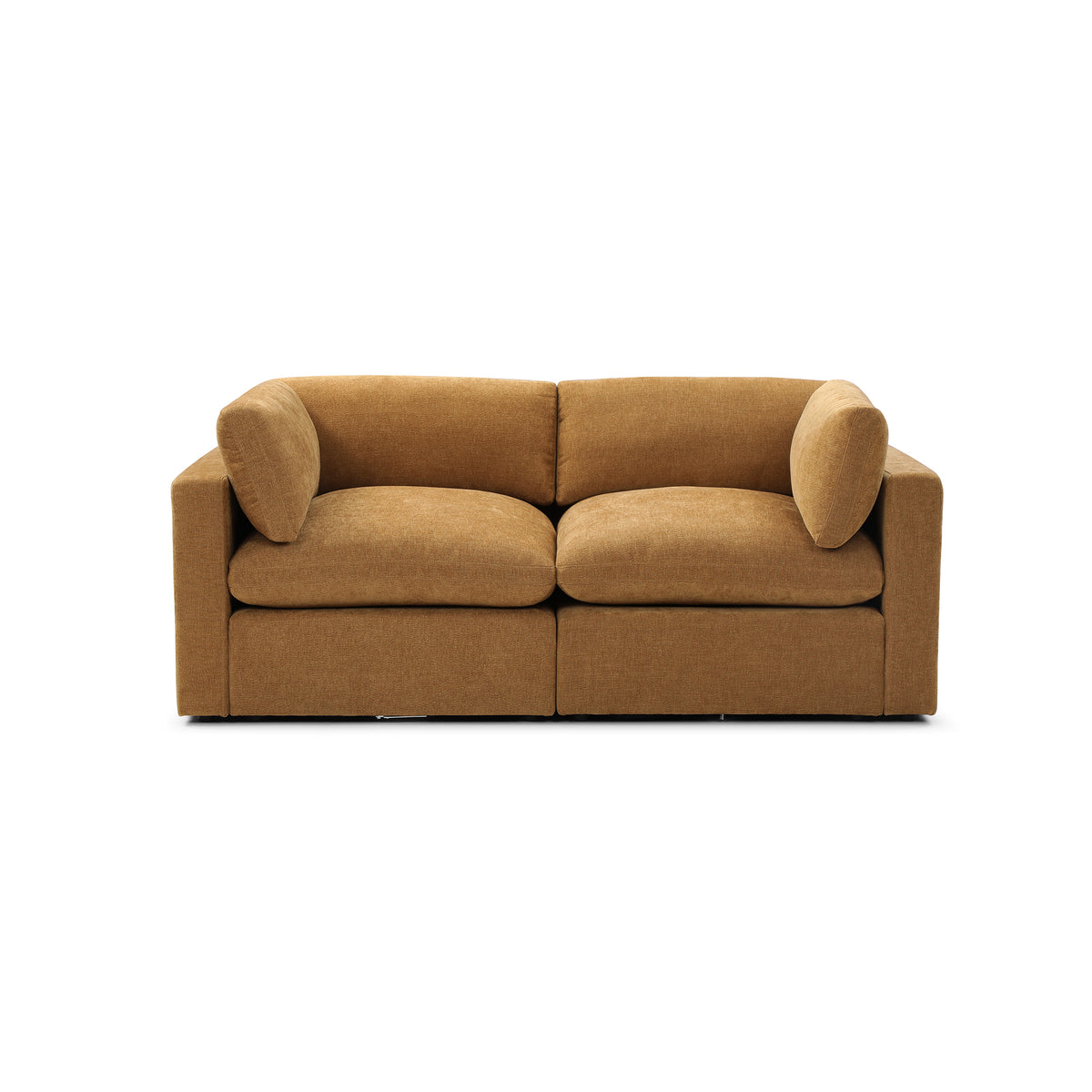 Bella Pillow 2 Seater – Mustard Performance Linen