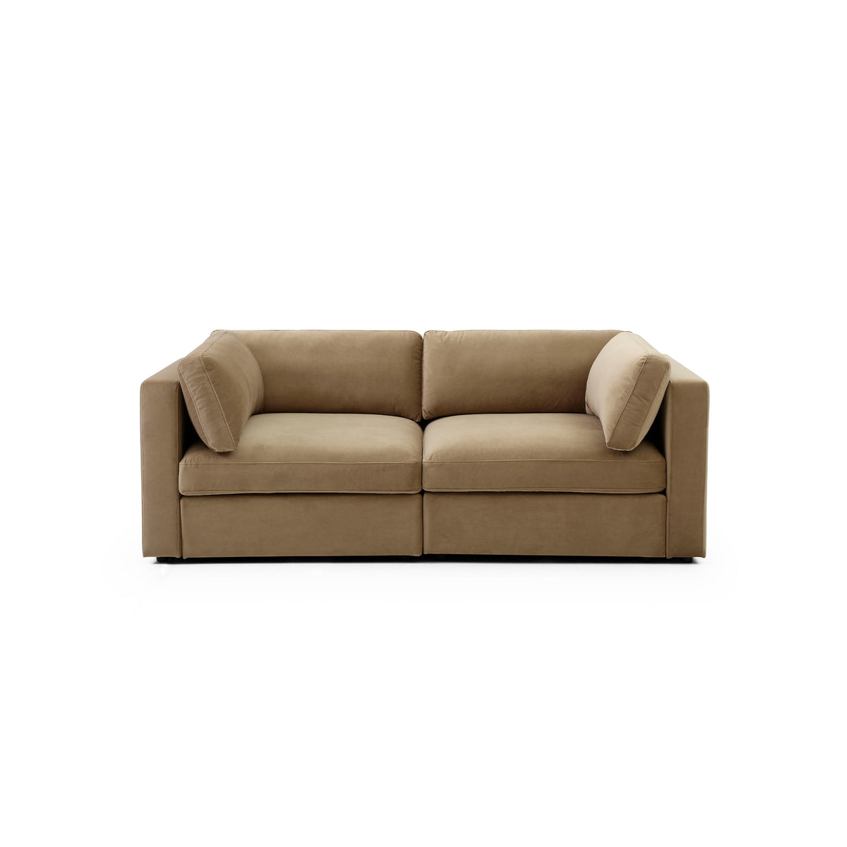 Bella 2 Seater – Caramel Performance Velvet