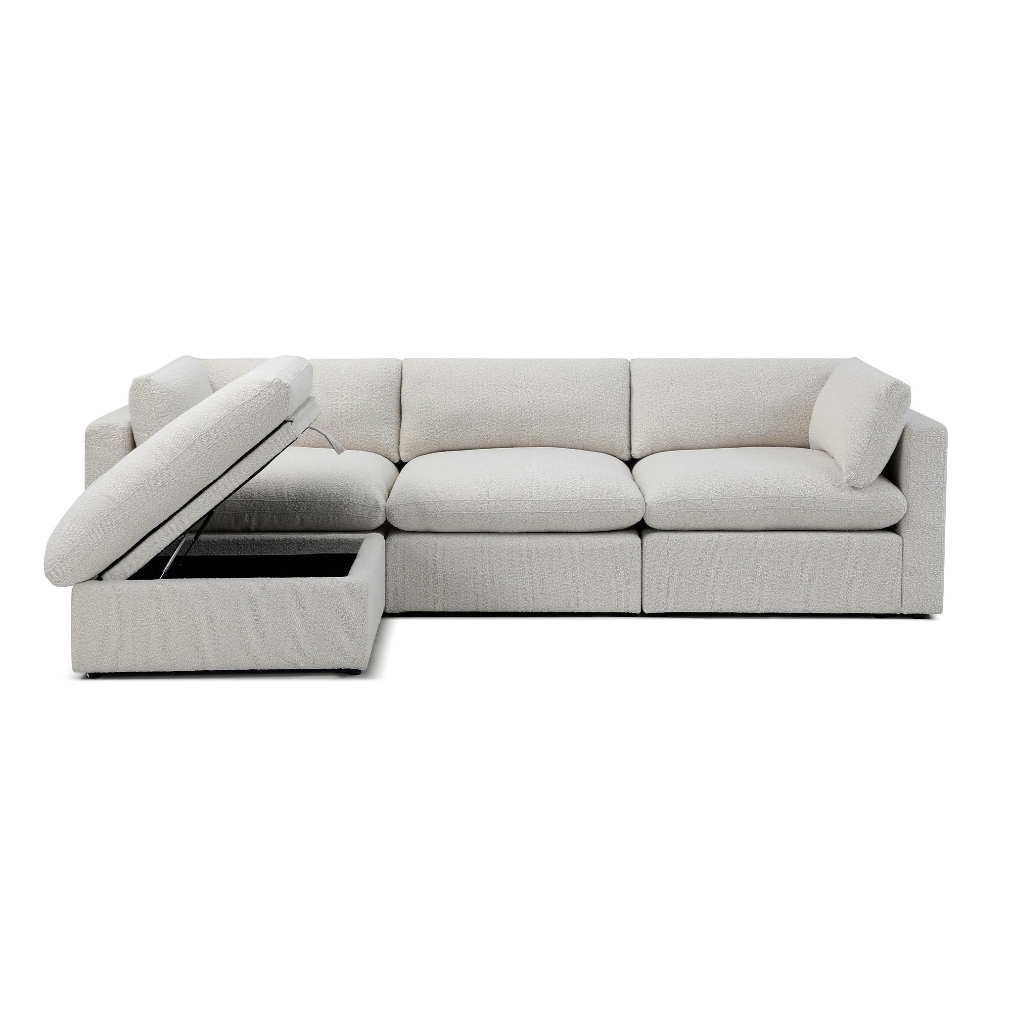 Bella Pillow 3 Seater + Storage Ottoman