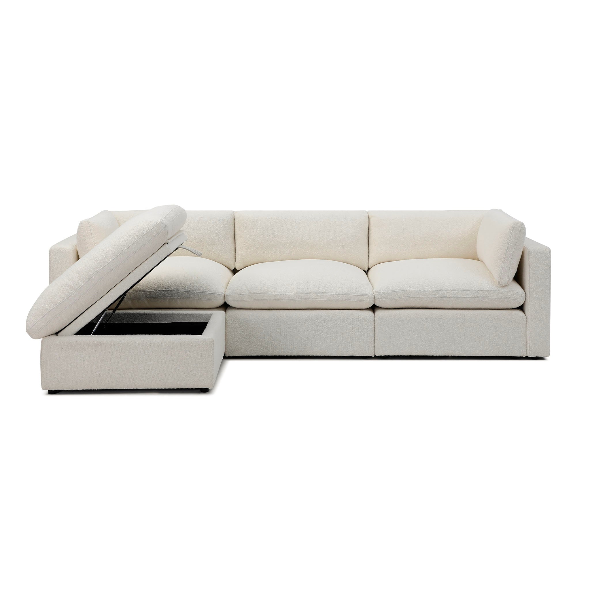 Bella Pillow 3 Seater + Storage Ottoman