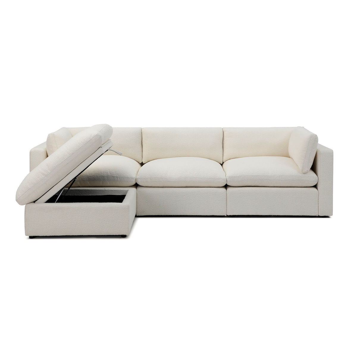 Bella Pillow 3 Seater + Storage Ottoman