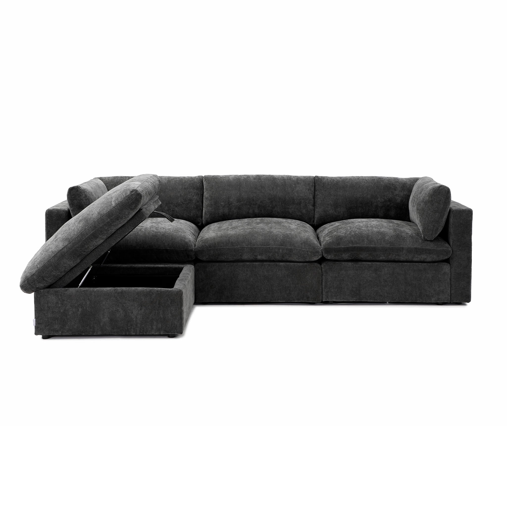 Bella Pillow 3 Seater + Storage Ottoman