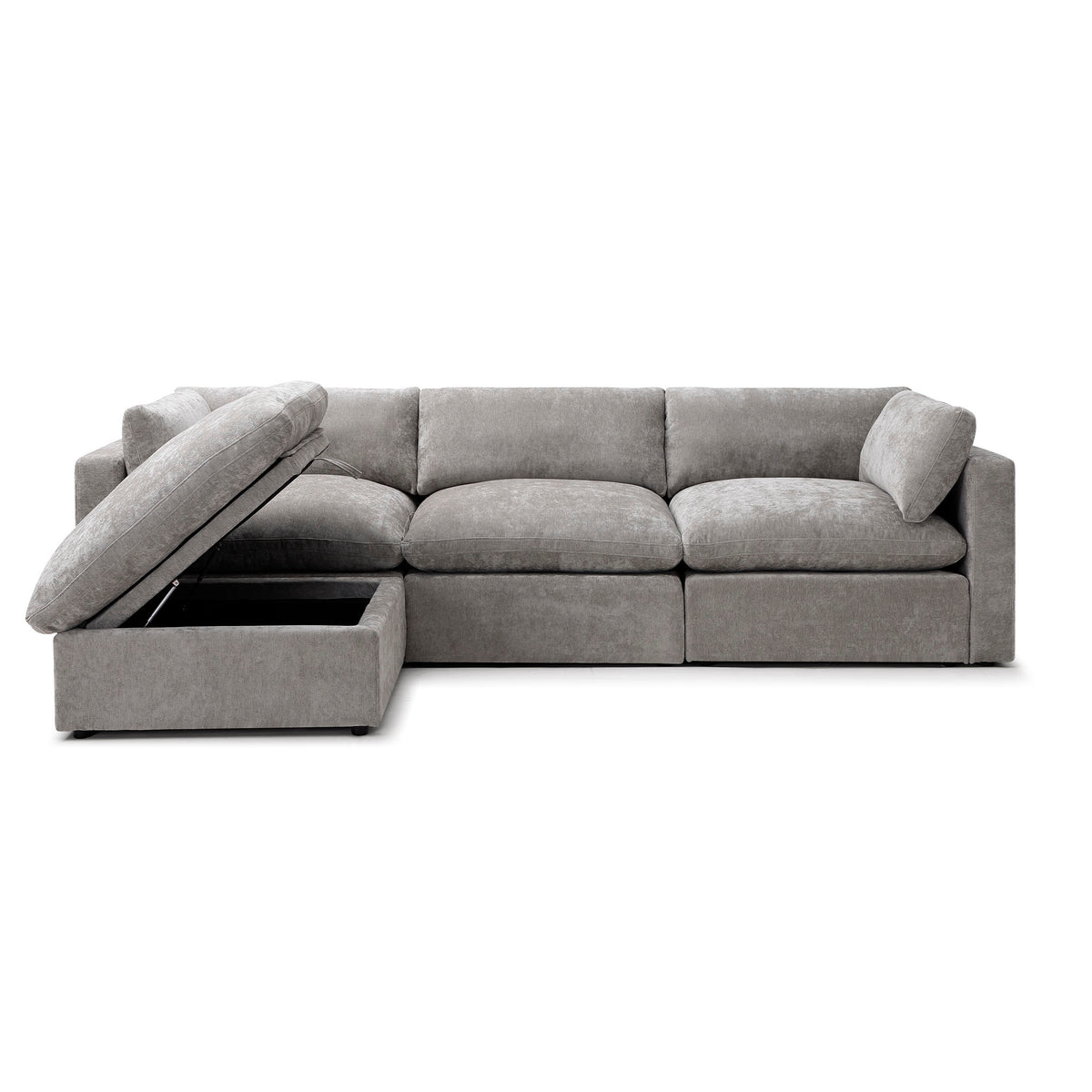 Bella Pillow 3 Seater + Storage Ottoman