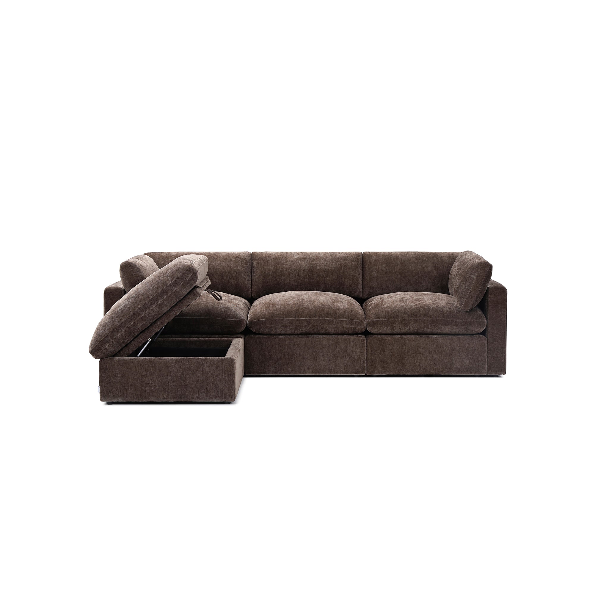 Bella Pillow 3 Seater + Storage Ottoman