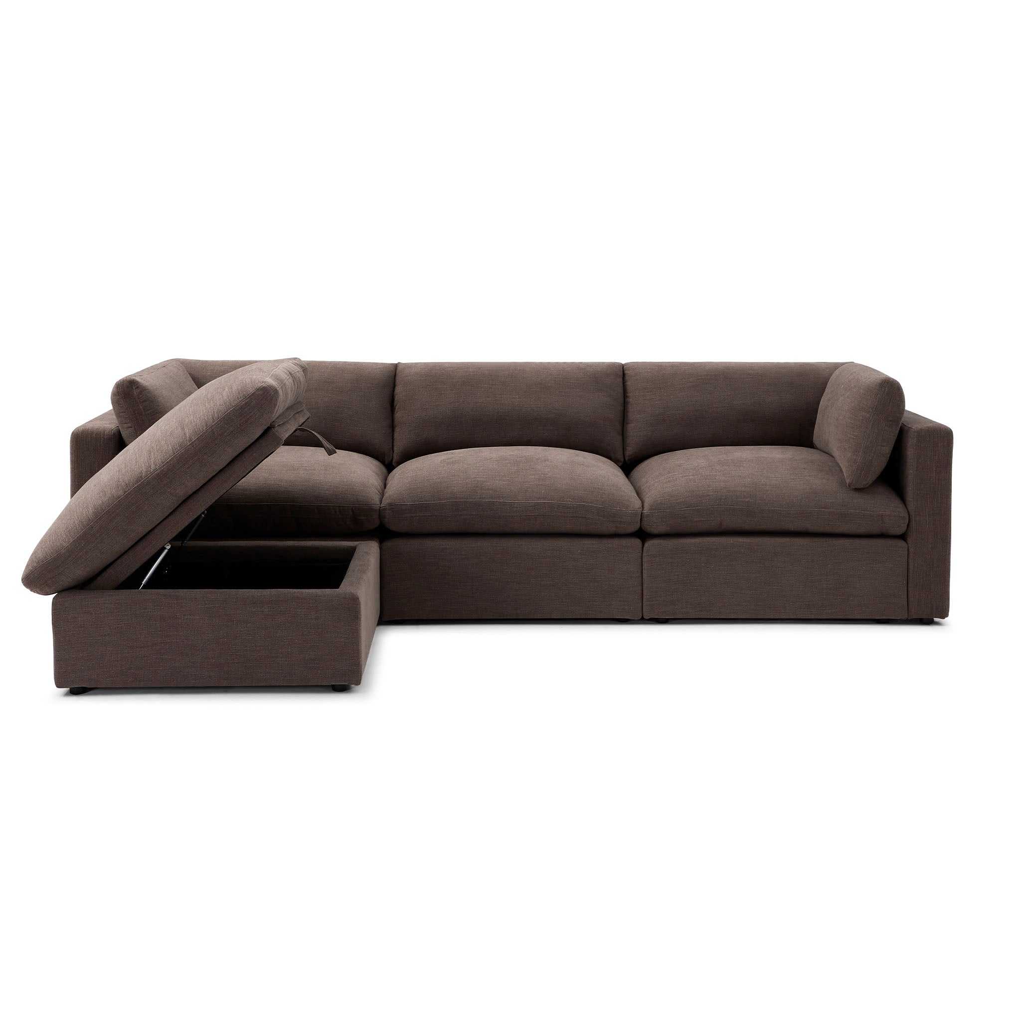 Bella Pillow 3 Seater + Storage Ottoman