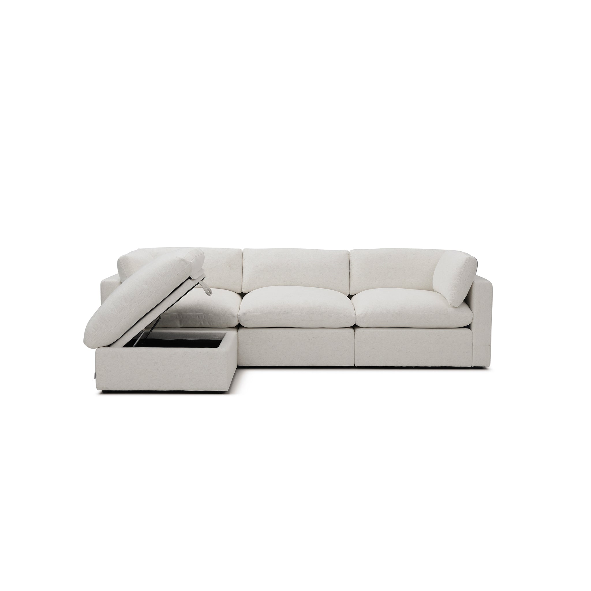 Bella Pillow 3 Seater + Storage Ottoman