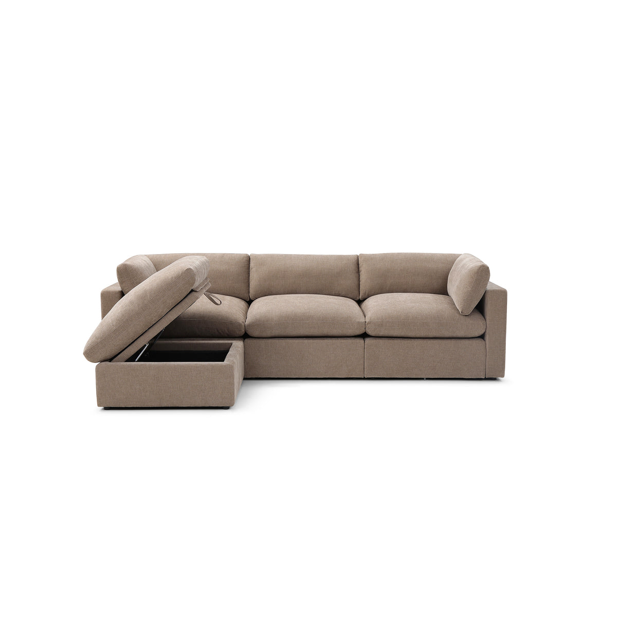 Bella Pillow 3 Seater + Storage Ottoman