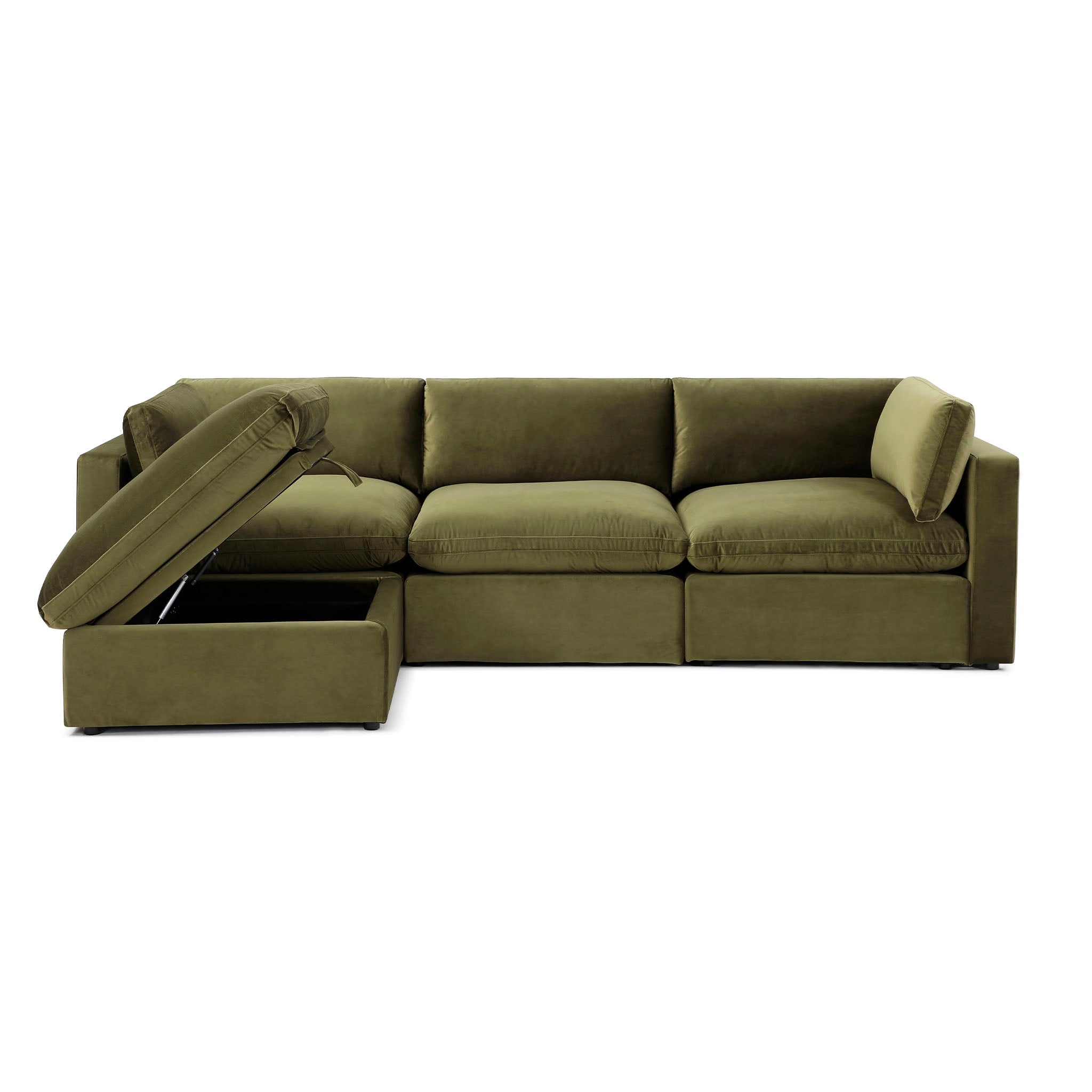 Bella Pillow 3 Seater + Storage Ottoman