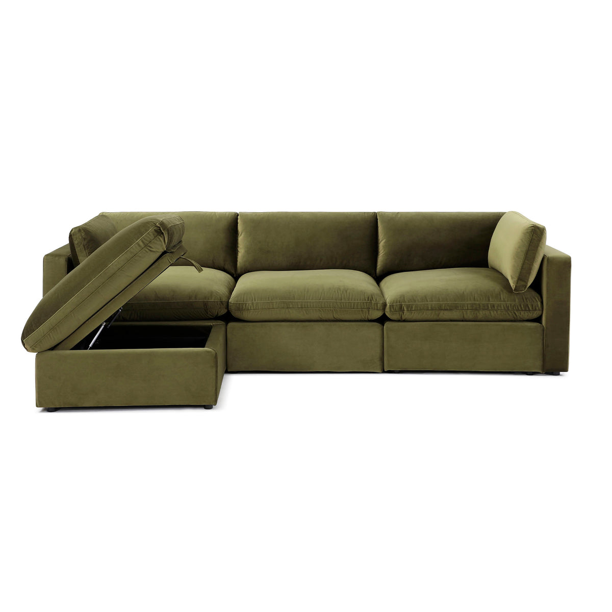 Bella Pillow 3 Seater + Storage Ottoman